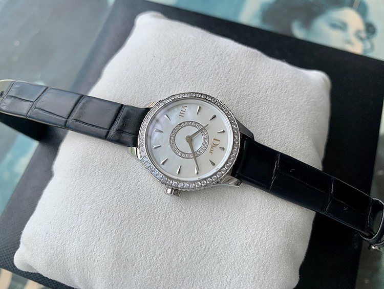 Luxurious Dior Dio CD151110A001 Ms. Dior VIII Swiss Watch with Sapphire Mirrors - 图片 4