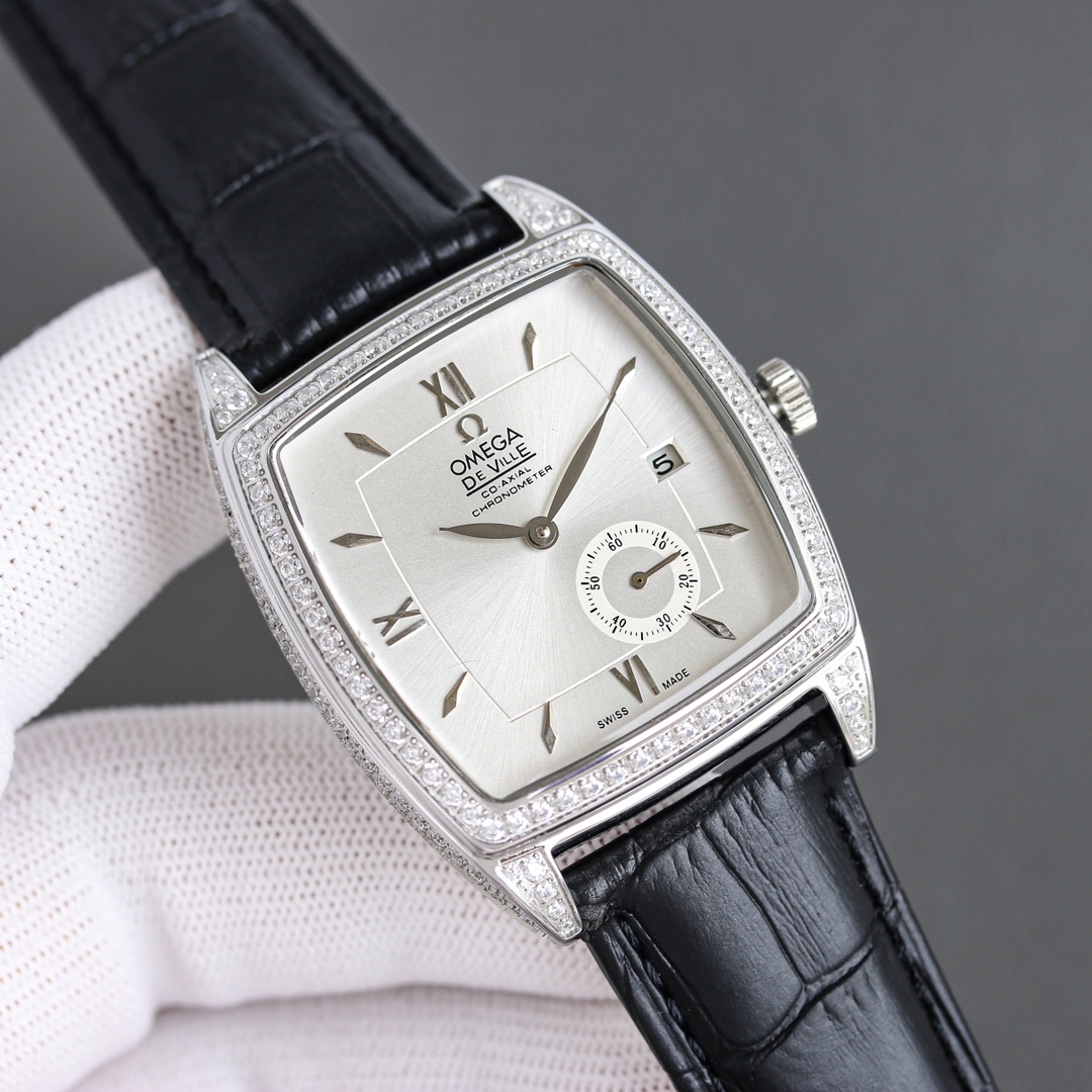 Stylish OMEGA Silver 1680 Rose Gold Hipster Watch with 8S63 Automatic Core - 图片 3