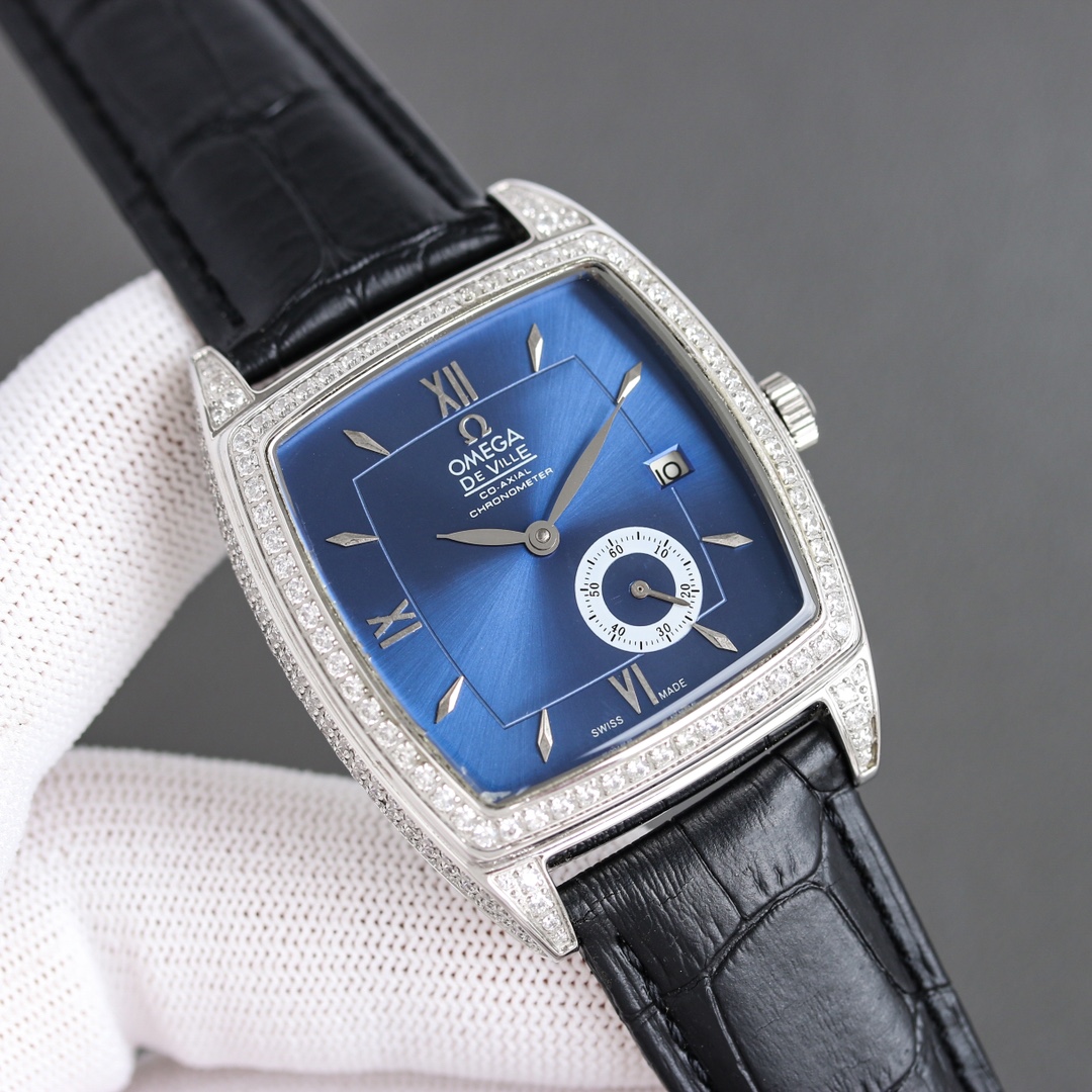 Stylish OMEGA Silver 1680 Rose Gold Hipster Watch with 8S63 Automatic Core - 图片 2