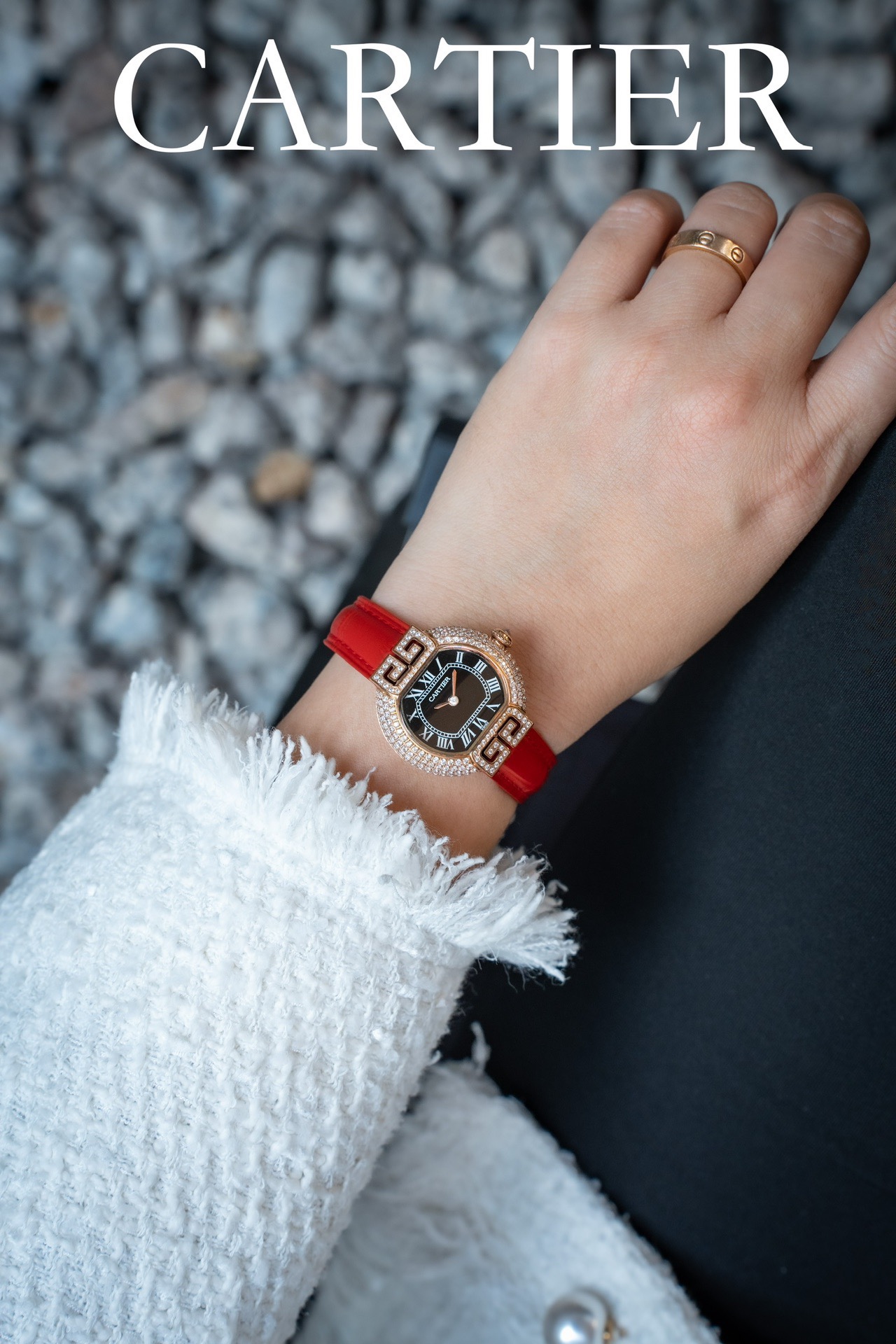 Cartier 卡地亚-—Tortue（龟形） 整体更接近原装字体 皮表则升级为 头层意大利