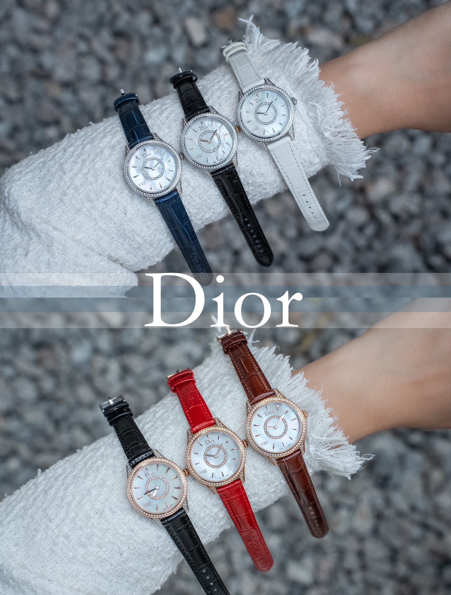 Dior 🔺VIII Montaigne Series Wristwatch: Elegant Design Inspired by Diordio Garment Series - 图片 9