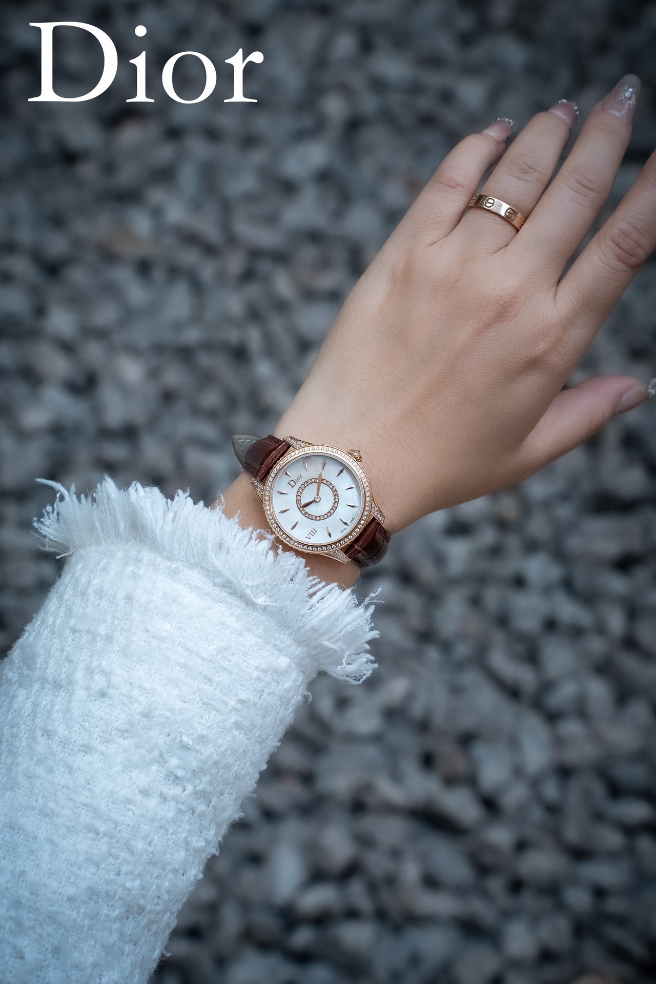 Dior 🔺VIII Montaigne Series Wristwatch: Elegant Design Inspired by Diordio Garment Series - 图片 2