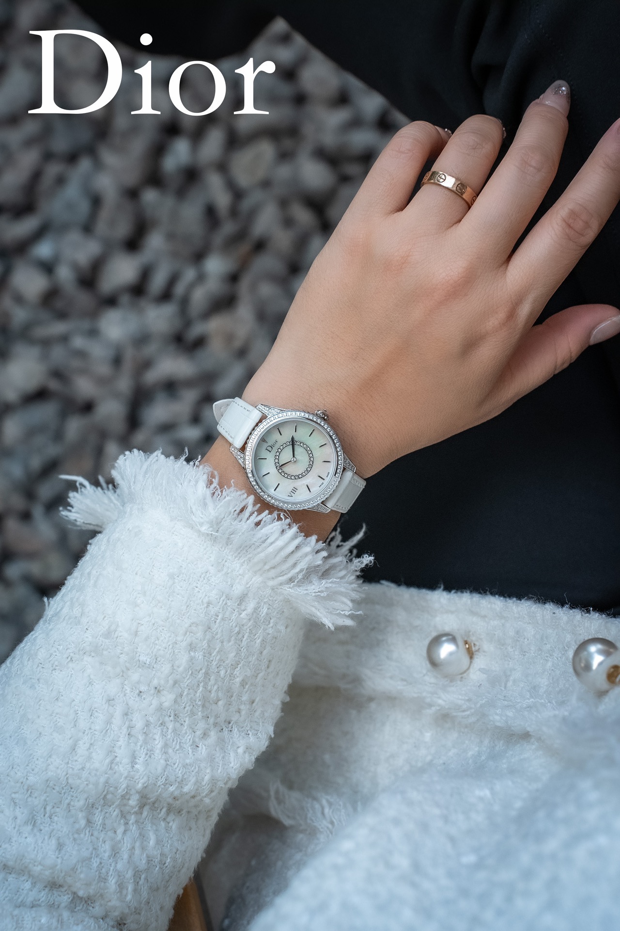 Dior 🔺VIII Montaigne Series Wristwatch: Elegant Design Inspired by Diordio Garment Series