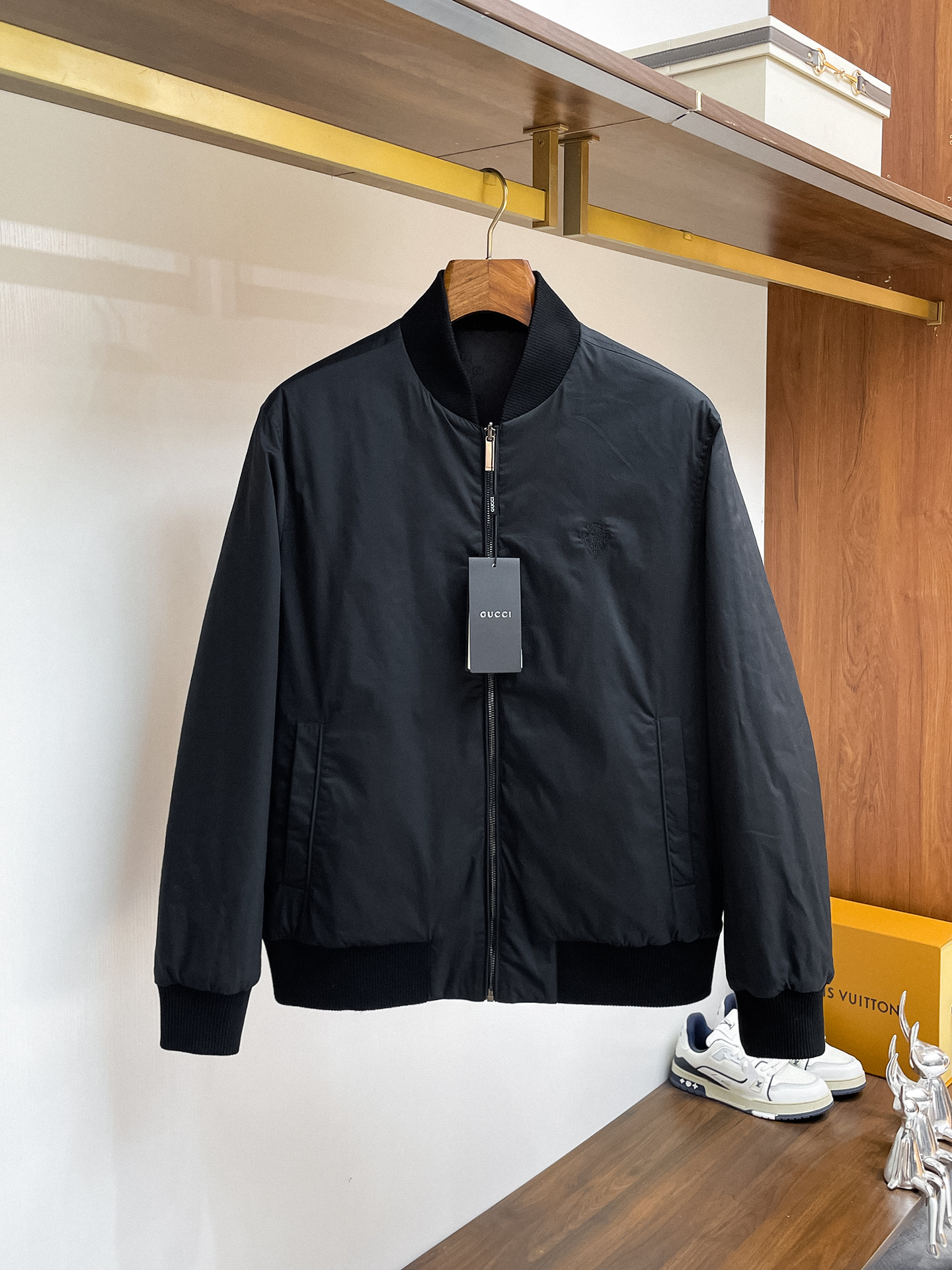 Gucci Black Zip Jacket
