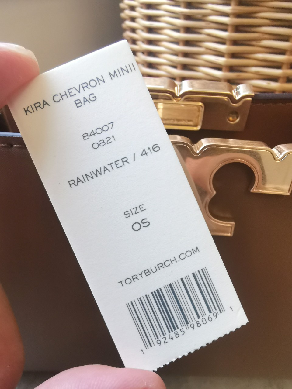 Tory Burch 编号995 小号TORY BURCH 汤丽柏琦 新款 Eleanor 皮革手袋 点缀以精美绒面革饰边
