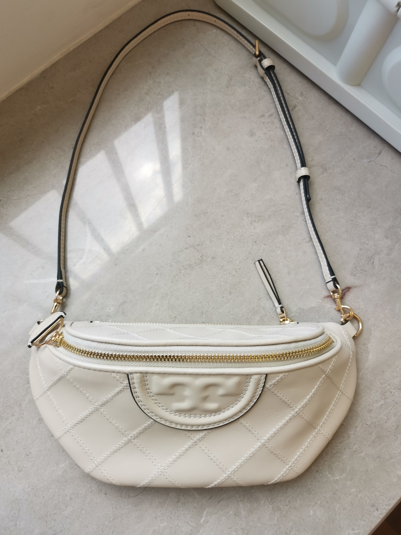 Tory Burch ToryBurch新款腰包黑色白色