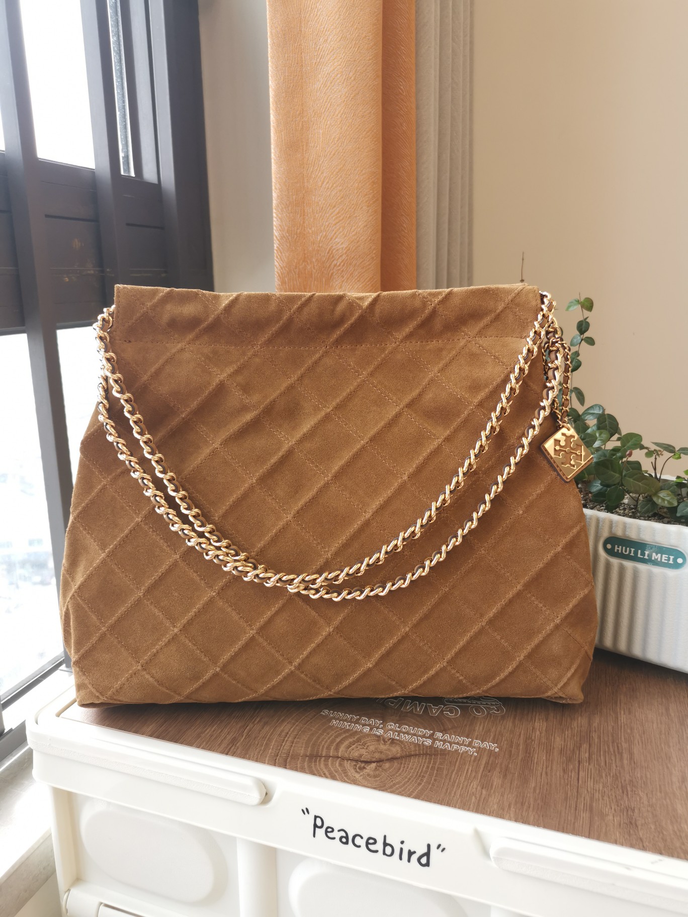 Tory Burch FLEMING系列抽绳托特包来咯