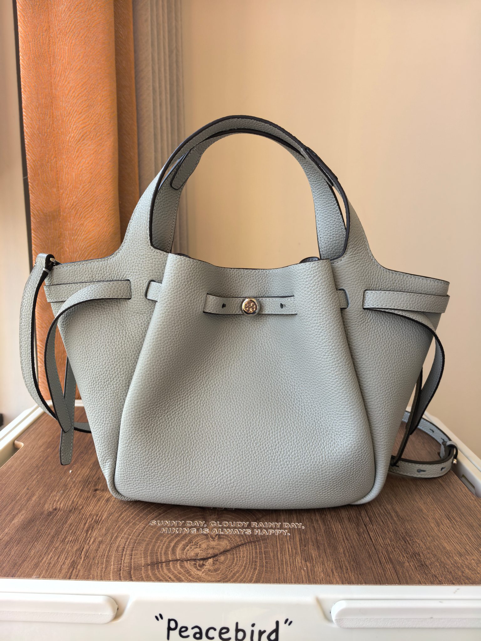 Tory Burch Toryburch全新抽绳购物托特包
