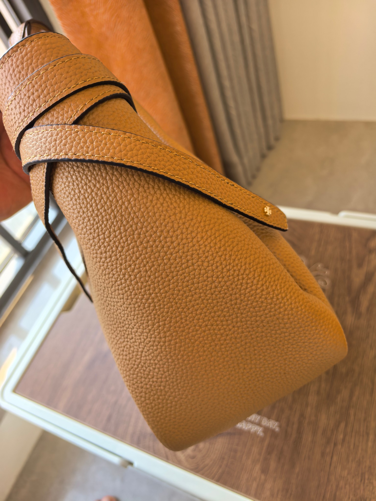 Tory Burch Toryburch全新抽绳购物托特包