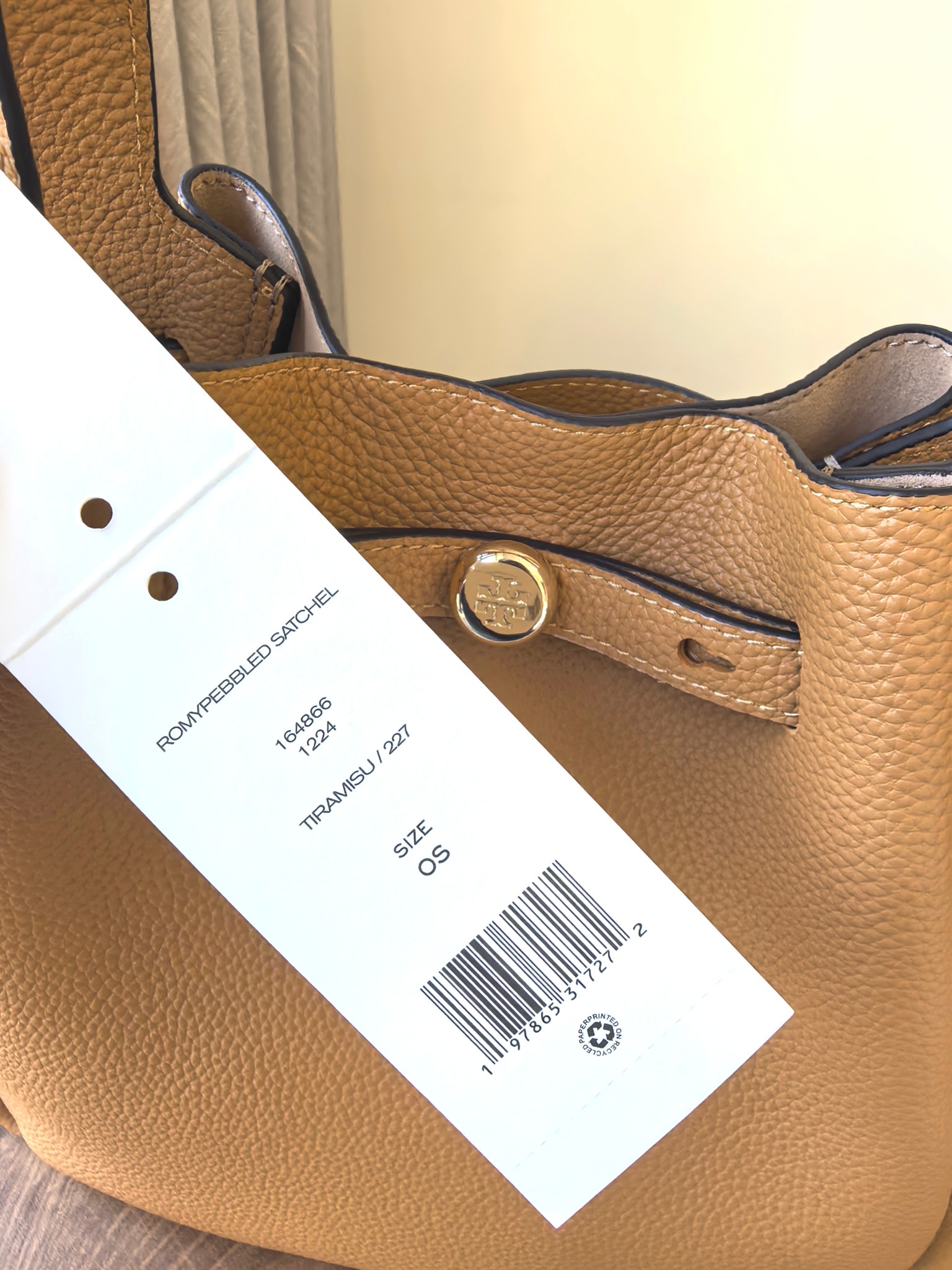 Tory Burch Toryburch全新抽绳购物托特包