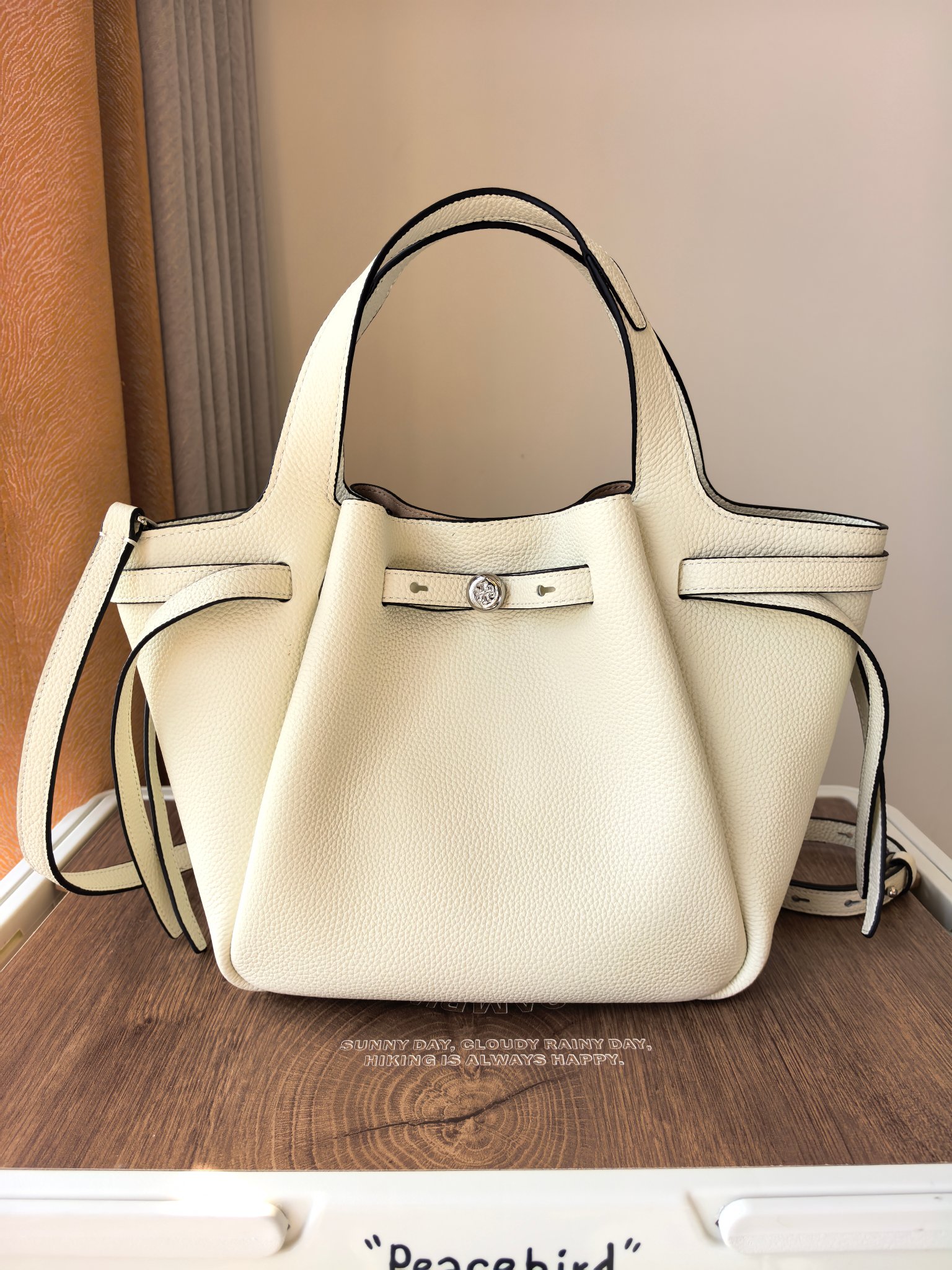 Tory Burch Toryburch全新抽绳购物托特包