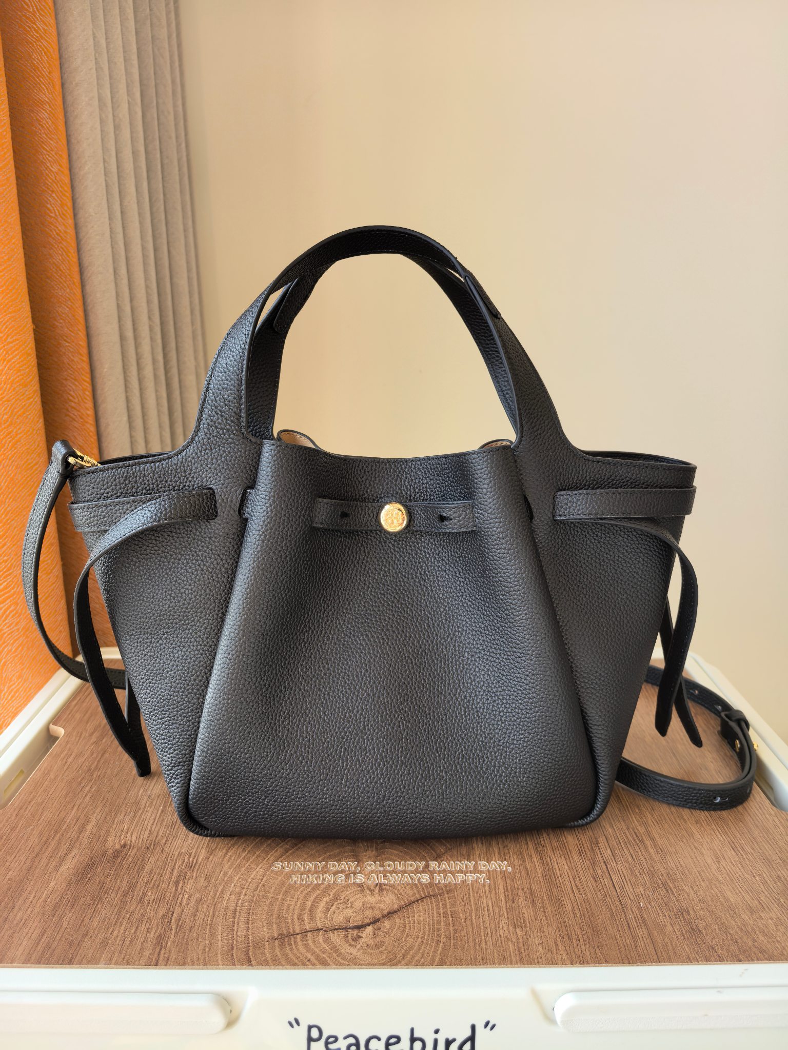 Tory Burch Toryburch全新抽绳购物托特包