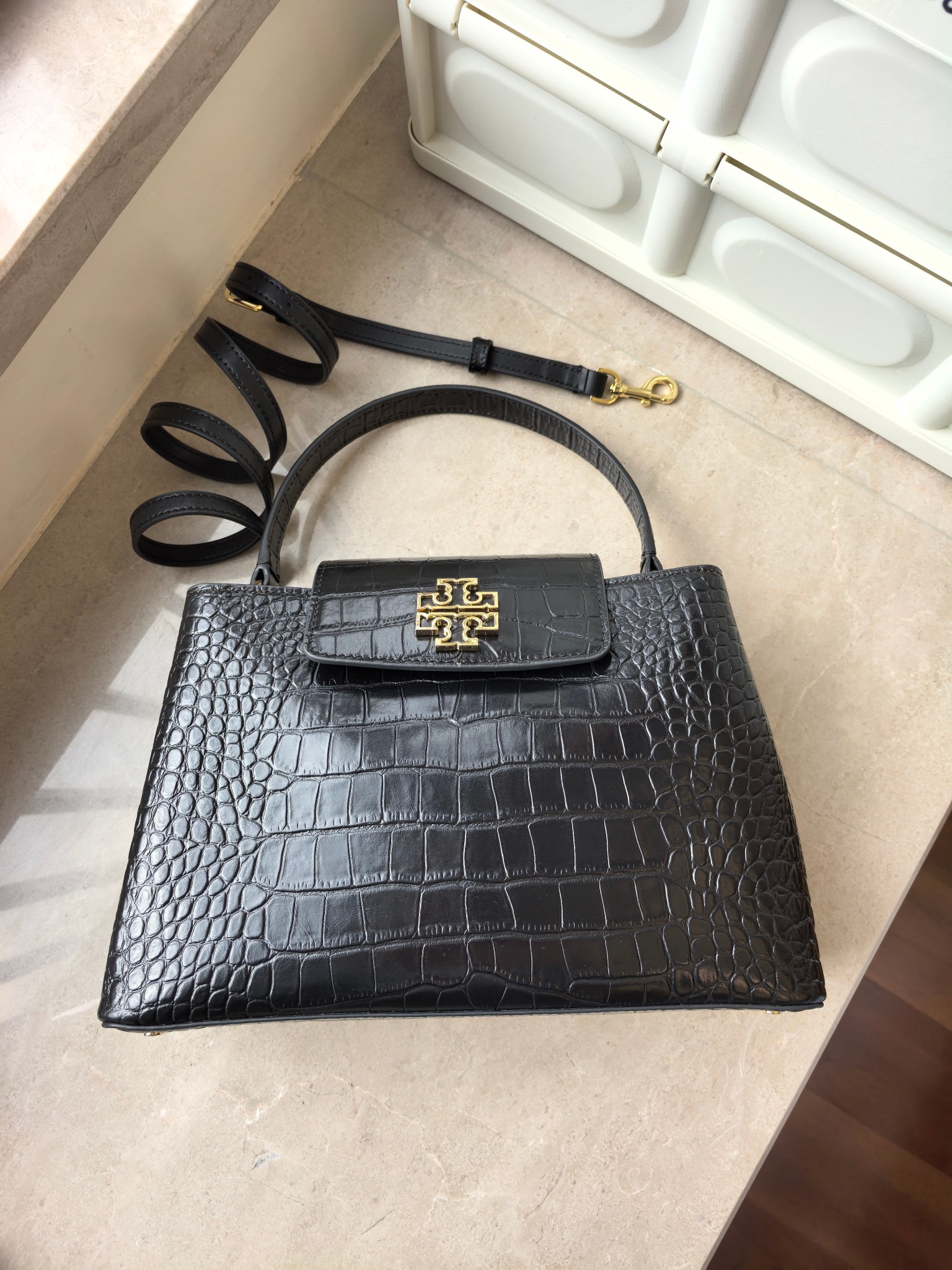 Tory Burch TB Britten系列托特包戴妃包