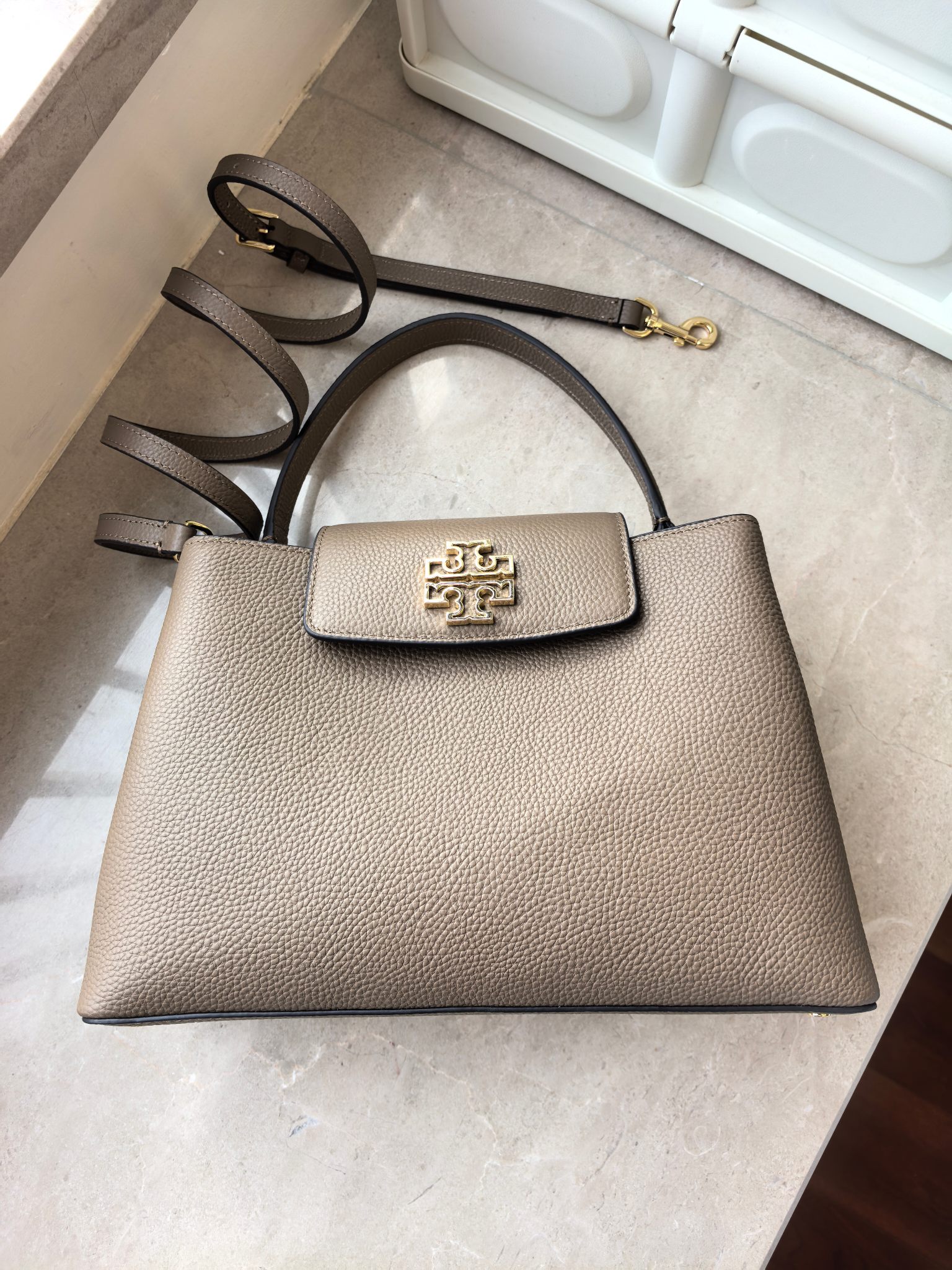 Tory Burch TB Britten系列托特包戴妃包