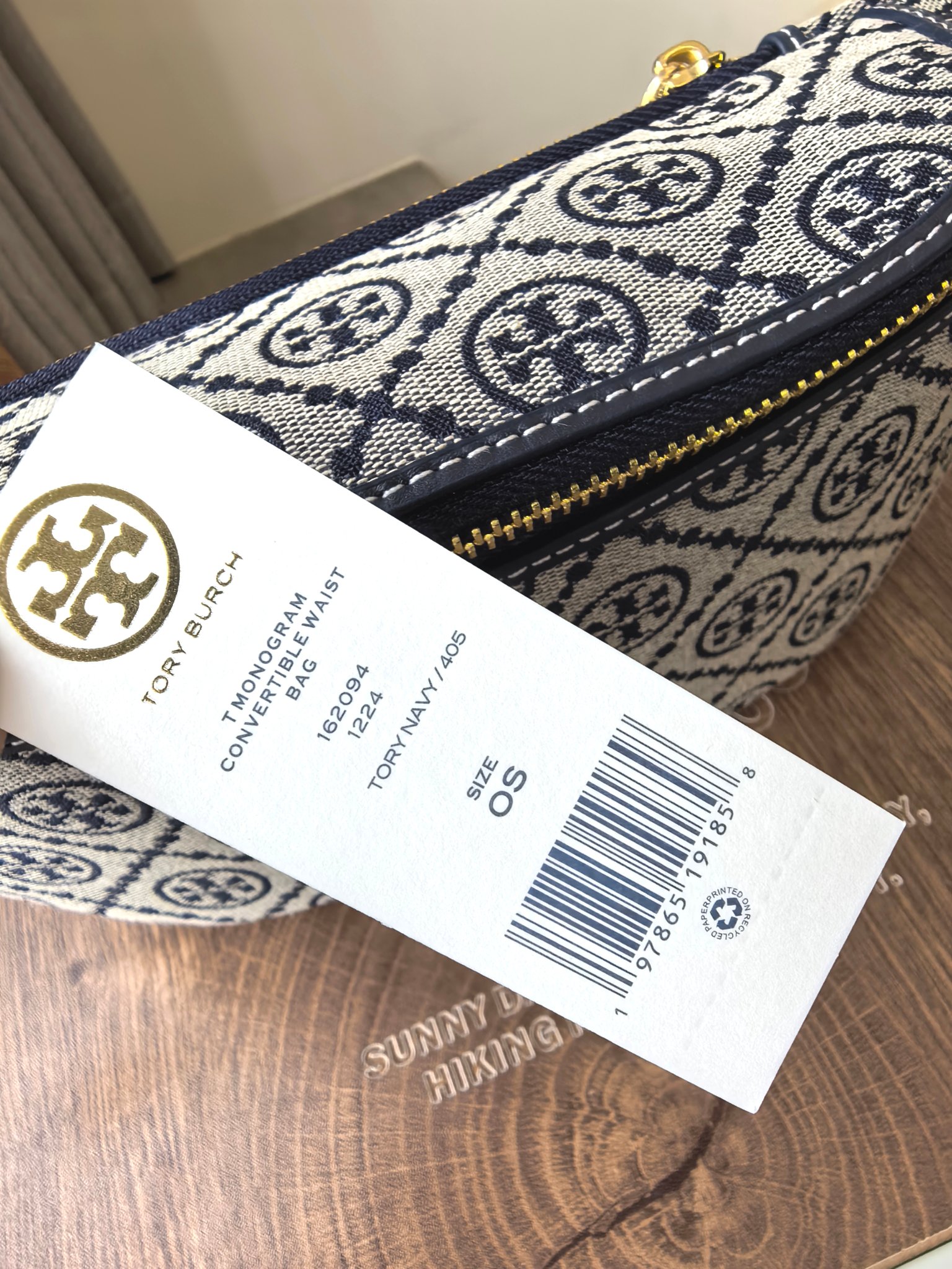 Tory Burch ToryBurch新款蓝花，黑花腰包 休闲 慵懒老钱风