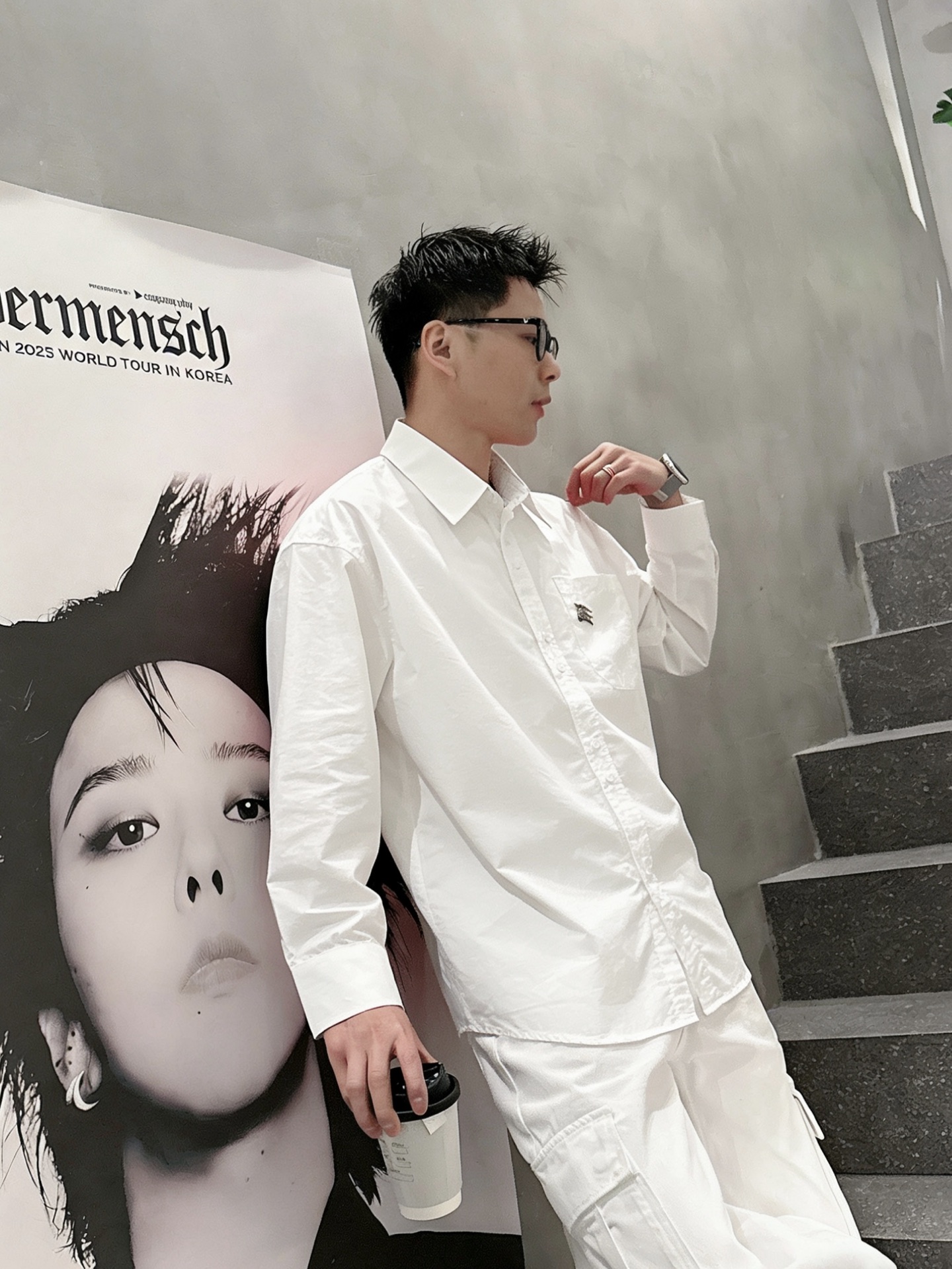 轻奢通勤纯色长袖衬衫 博柏利Burberry 马术骑士刺绣休闲衬衣尺码：M-XL码▪️ 采用高支精梳棉面