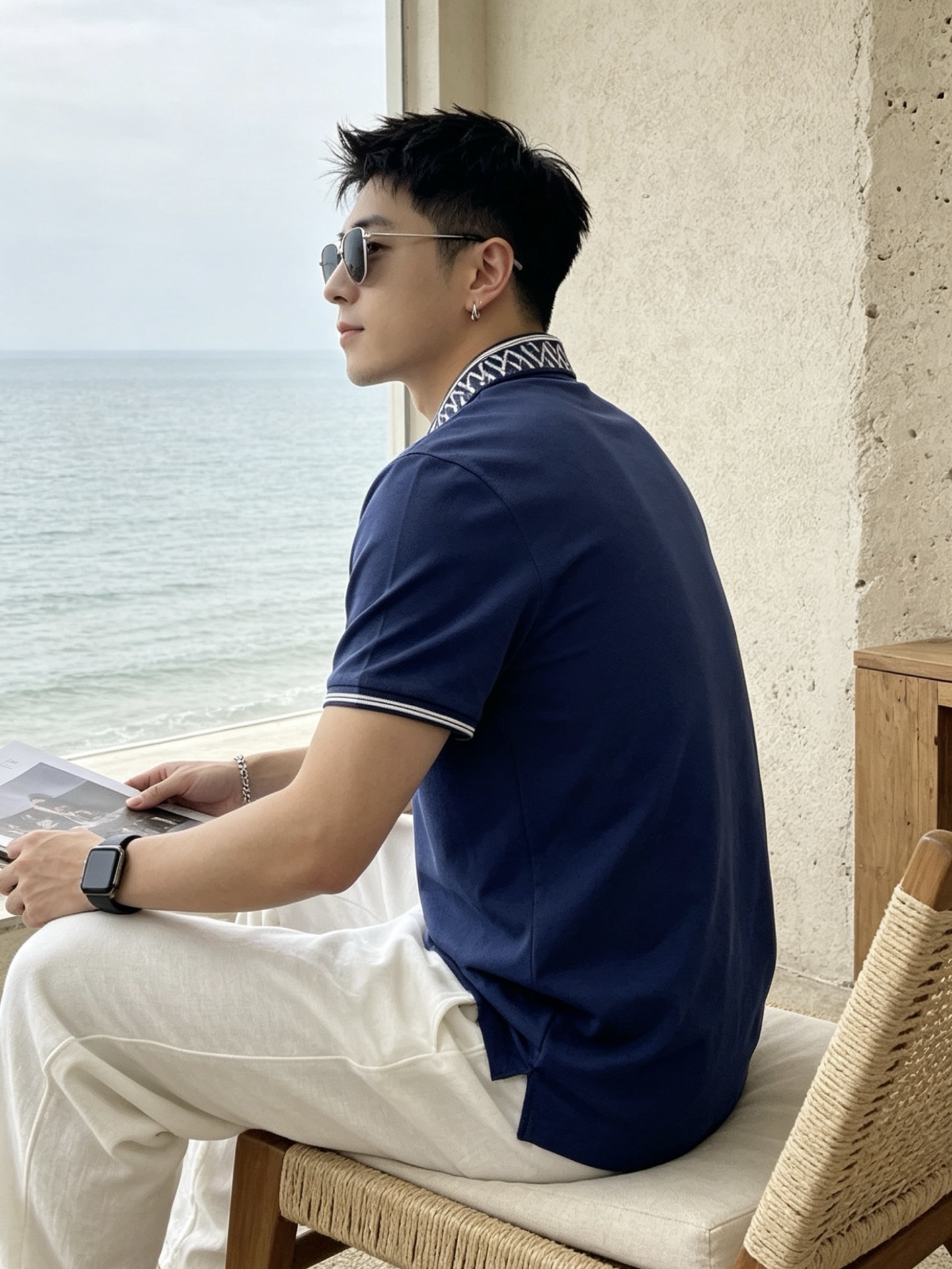 🔥 盟可睐 Moncler 字母提花领刺绣短袖Polo衫📏 尺码：M-3XL💎 面料工艺甄选高支精梳珠地