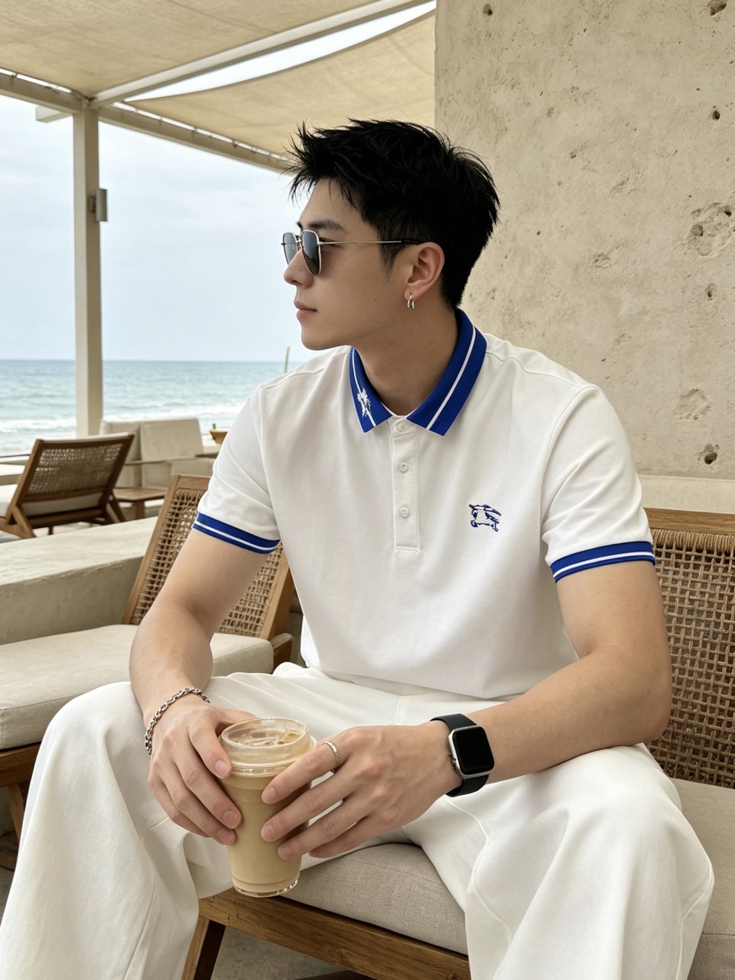 🔥 博柏利 Burberry 骑士标领刺绣短袖Polo衫📏 尺码：M-3XL💎 面料工艺甄选高支精梳珠地