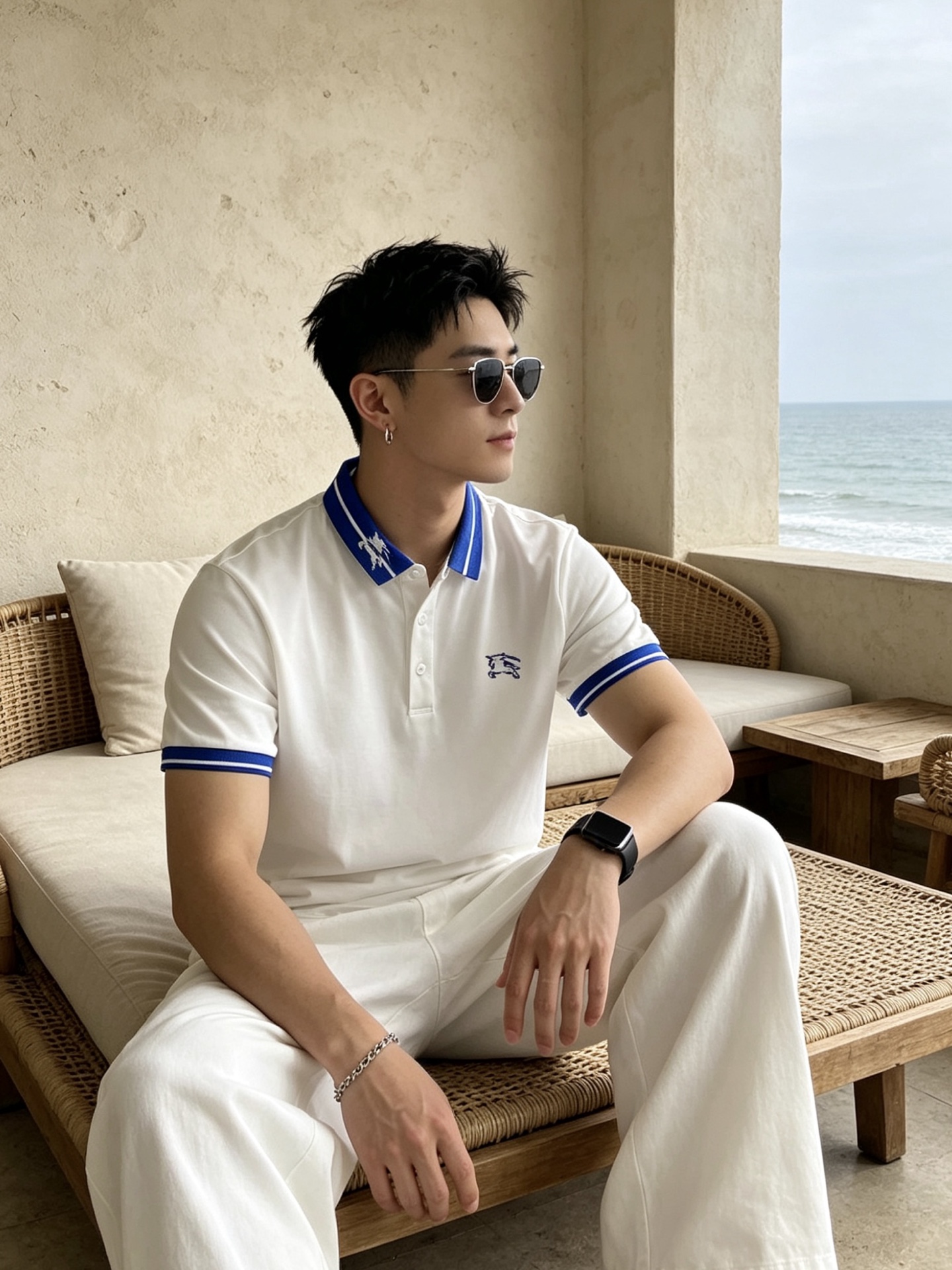 🔥 博柏利 Burberry 骑士标领刺绣短袖Polo衫📏 尺码：M-3XL💎 面料工艺甄选高支精梳珠地