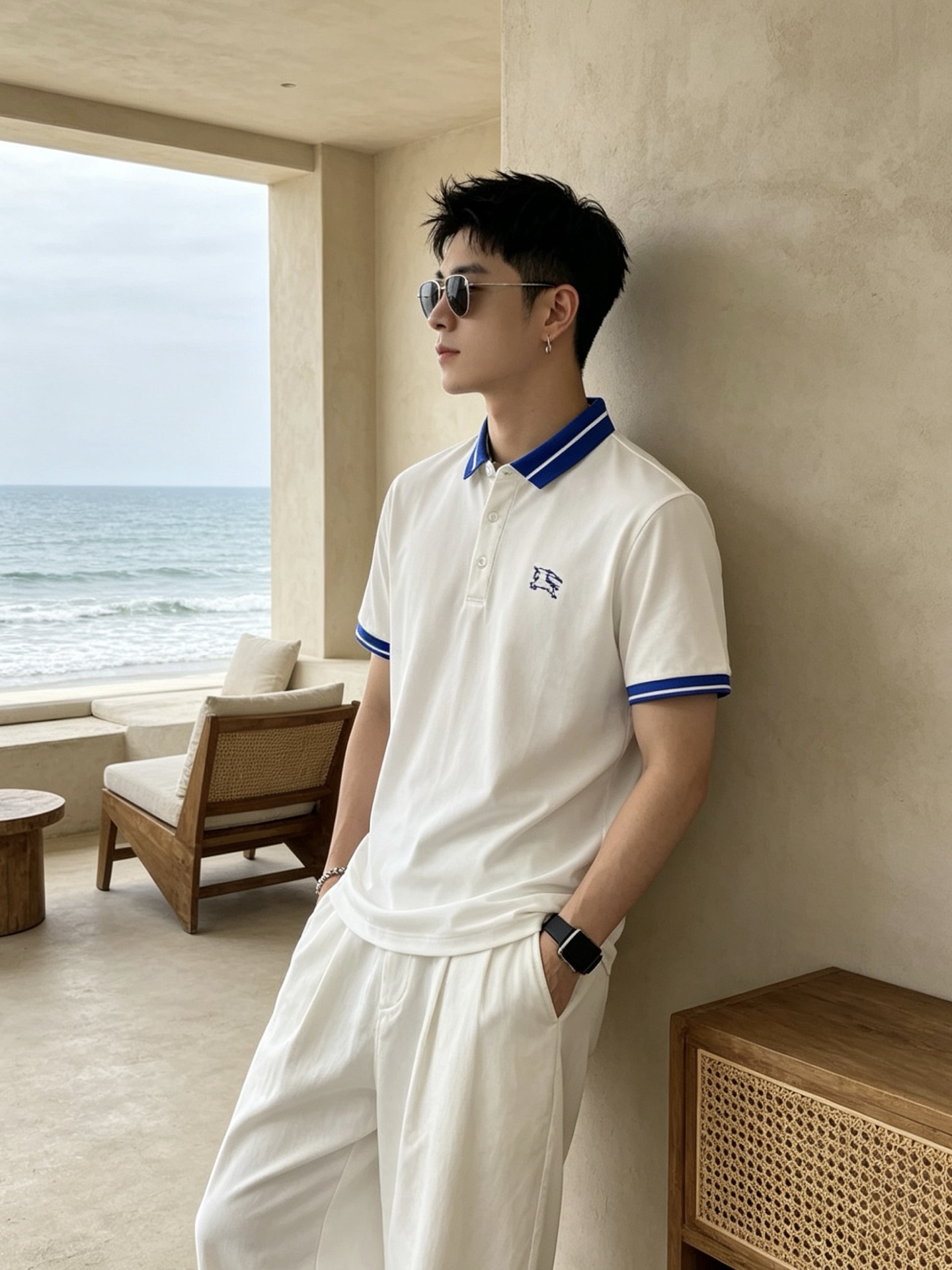 🔥 博柏利 Burberry 骑士标领刺绣短袖Polo衫📏 尺码：M-3XL💎 面料工艺甄选高支精梳珠地