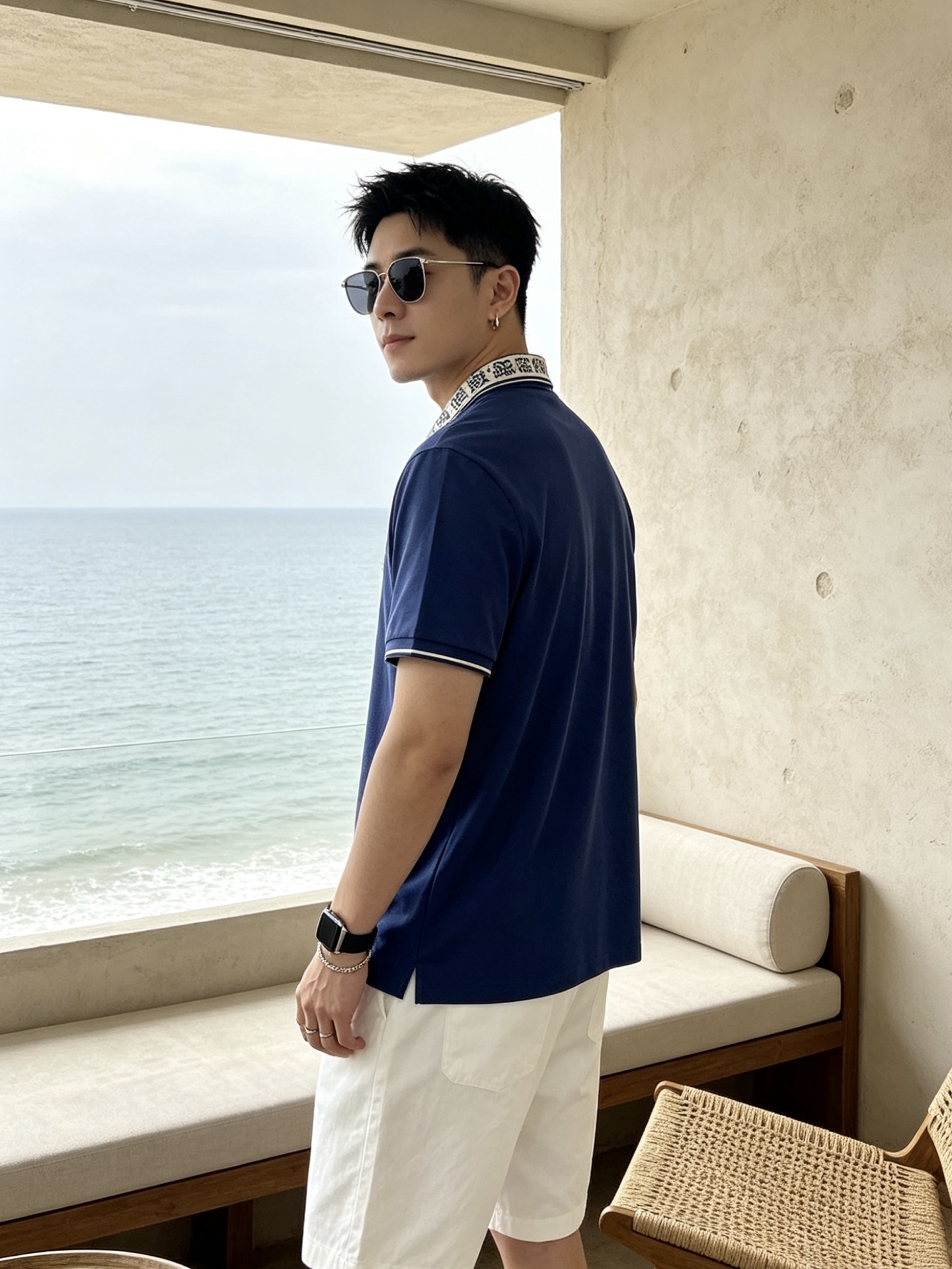 🔥 罗意威 LOEWE 老花领刺绣短袖Polo衫📏 尺码：M-3XL💎 面料工艺甄选高支精梳珠地棉，触感