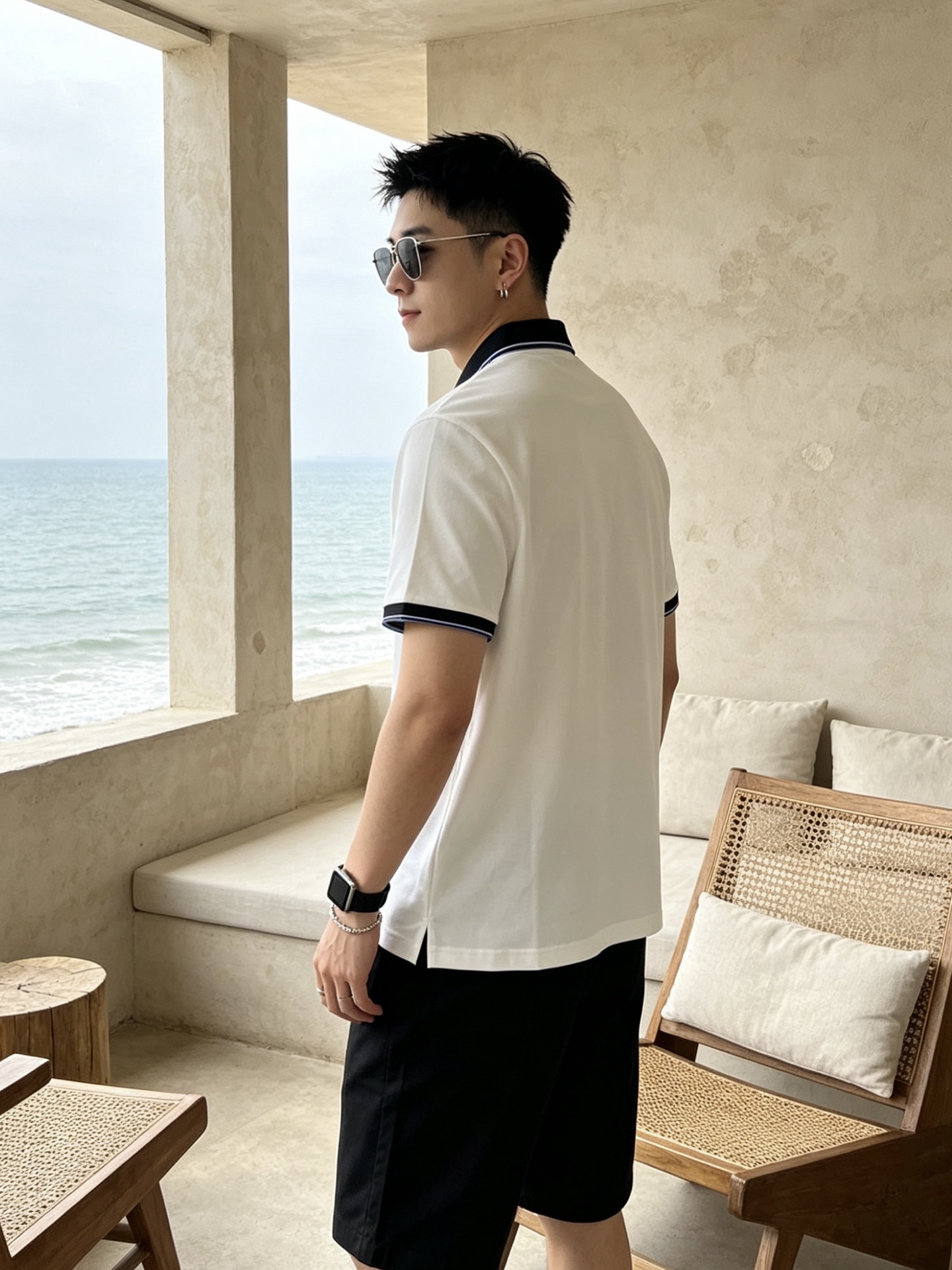 🔥 路易威登 Louis Vuitton 字母领刺绣短袖Polo衫📏 尺码：M-3XL💎 面料工艺甄选高