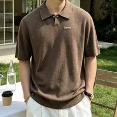 罗意威(LOEWE)针织Polo短袖T恤尺码M-3XL|▫ 深棕/燕麦米两色可选,低饱和色调适配度高,可 罗意威(LOEWE)针织Polo短袖T恤尺码M-3XL|▫ 深棕/燕麦米两色可选,低饱和色调适配度高,可