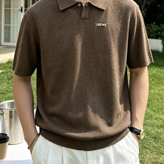 罗意威(LOEWE)针织Polo短袖T恤尺码M-3XL|▫ 深棕/燕麦米两色可选,低饱和色调适配度高,可 罗意威(LOEWE)针织Polo短袖T恤尺码M-3XL|▫ 深棕/燕麦米两色可选,低饱和色调适配度高,可