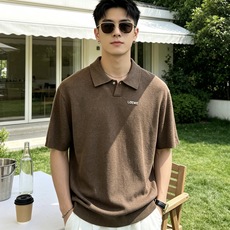 罗意威(LOEWE)针织Polo短袖T恤尺码M-3XL|▫ 深棕/燕麦米两色可选,低饱和色调适配度高,可 罗意威(LOEWE)针织Polo短袖T恤尺码M-3XL|▫ 深棕/燕麦米两色可选,低饱和色调适配度高,可