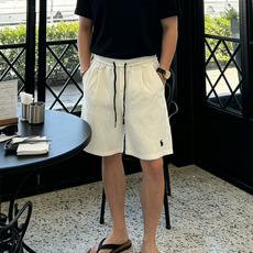 拉夫劳伦(Ralph Lauren)撞色腰头抽绳休闲短裤尺码M-3XL|▫ 米白/黑色两色可选,撞色腰头 拉夫劳伦(Ralph Lauren)撞色腰头抽绳休闲短裤尺码M-3XL|▫ 米白/黑色两色可选,撞色腰头