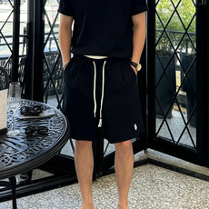 拉夫劳伦(Ralph Lauren)撞色腰头抽绳休闲短裤尺码M-3XL|▫ 米白/黑色两色可选,撞色腰头 拉夫劳伦(Ralph Lauren)撞色腰头抽绳休闲短裤尺码M-3XL|▫ 米白/黑色两色可选,撞色腰头