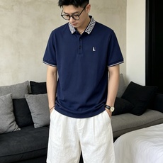 芬迪(FENDI)双F提花领短袖Polo衫尺码M-3XL|▫配色分经典白、藏青两色,白色清爽干净适配浅色 芬迪(FENDI)双F提花领短袖Polo衫尺码M-3XL|▫配色分经典白、藏青两色,白色清爽干净适配浅色