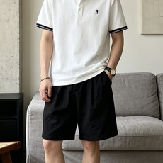 芬迪(FENDI)双F提花领短袖Polo衫尺码M-3XL|▫配色分经典白、藏青两色,白色清爽干净适配浅色 芬迪(FENDI)双F提花领短袖Polo衫尺码M-3XL|▫配色分经典白、藏青两色,白色清爽干净适配浅色