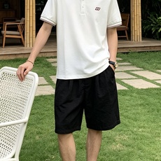 古驰(GUCCI)满印双G撞色领短袖Polo衫尺码M-3XL|▫配色分为藏青、纯白两款,藏青成熟稳重适配 古驰(GUCCI)满印双G撞色领短袖Polo衫尺码M-3XL|▫配色分为藏青、纯白两款,藏青成熟稳重适配