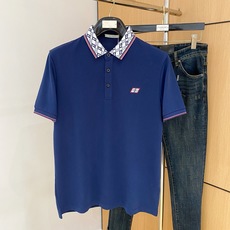 古驰(GUCCI)满印双G撞色领短袖Polo衫尺码M-3XL|▫配色分为藏青、纯白两款,藏青成熟稳重适配 古驰(GUCCI)满印双G撞色领短袖Polo衫尺码M-3XL|▫配色分为藏青、纯白两款,藏青成熟稳重适配