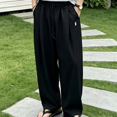 拉夫劳伦(RAlpH LAUREN)竖条纹抽绳阔腿休闲裤尺码S-XL|▫配色分为麻灰竖条纹、纯黑暗条纹两 拉夫劳伦(RAlpH LAUREN)竖条纹抽绳阔腿休闲裤尺码S-XL|▫配色分为麻灰竖条纹、纯黑暗条纹两