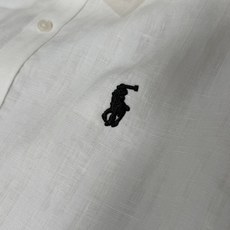 拉夫劳伦(RAlpH LAUREN)纯色/竖纹小马刺绣亚麻长袖衬衫尺码M-3XL|▫配色分净白、藏青竖条 拉夫劳伦(RAlpH LAUREN)纯色/竖纹小马刺绣亚麻长袖衬衫尺码M-3XL|▫配色分净白、藏青竖条