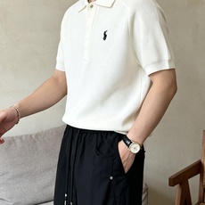 拉夫劳伦(RAlpH LAUREN)小马刺绣蜂窝针织短袖Polo衫尺码M-3XL|▫配色分米白、藏青两款 拉夫劳伦(RAlpH LAUREN)小马刺绣蜂窝针织短袖Polo衫尺码M-3XL|▫配色分米白、藏青两款