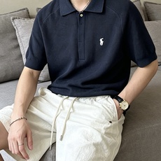 拉夫劳伦(RAlpH LAUREN)小马刺绣蜂窝针织短袖Polo衫尺码M-3XL|▫配色分米白、藏青两款 拉夫劳伦(RAlpH LAUREN)小马刺绣蜂窝针织短袖Polo衫尺码M-3XL|▫配色分米白、藏青两款