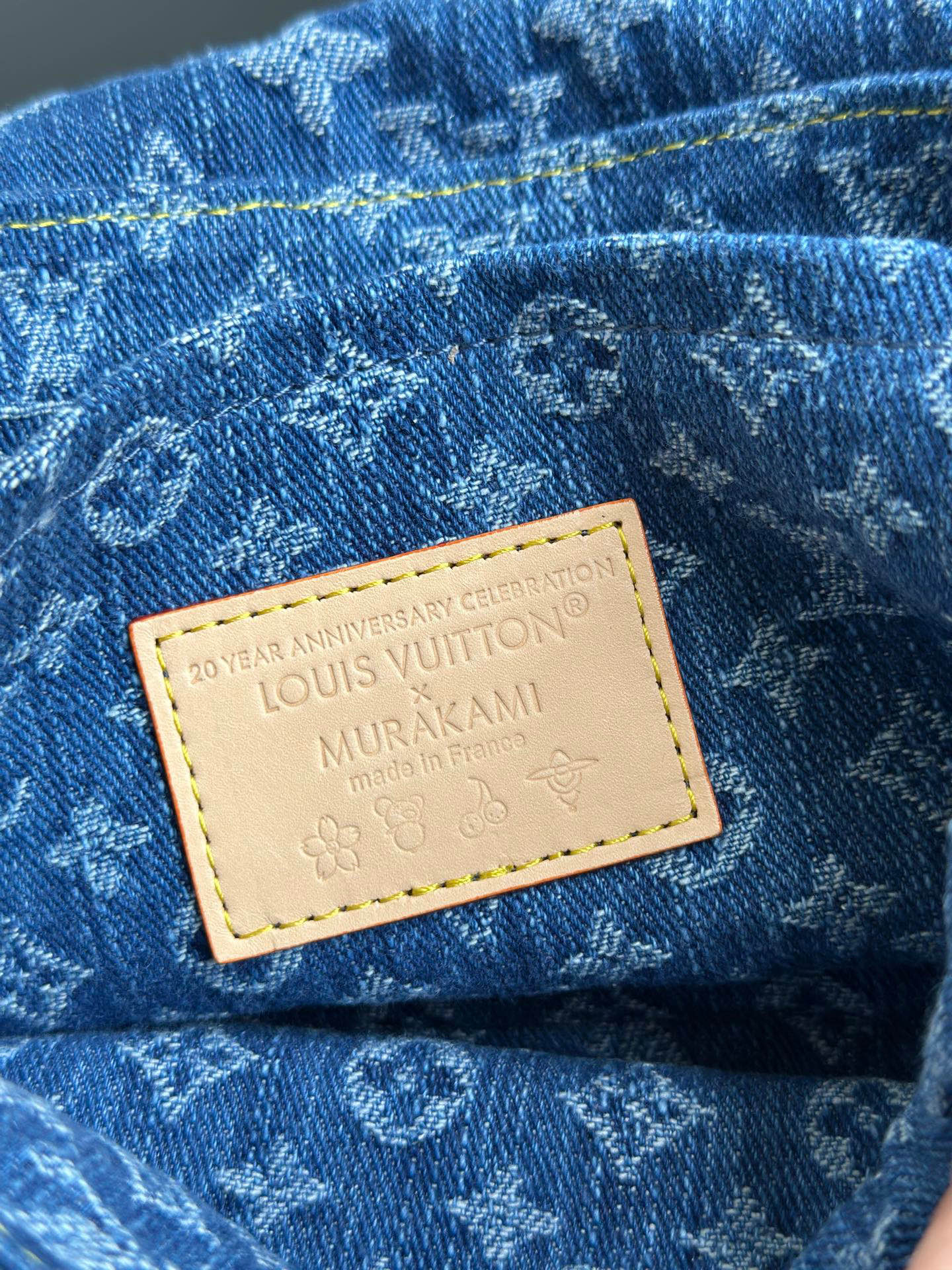 Louis Vuitton Sunset Monogram Denim Bag with Cherry Embroidery & Leather Strap 13 i1752855288123 714 0 11