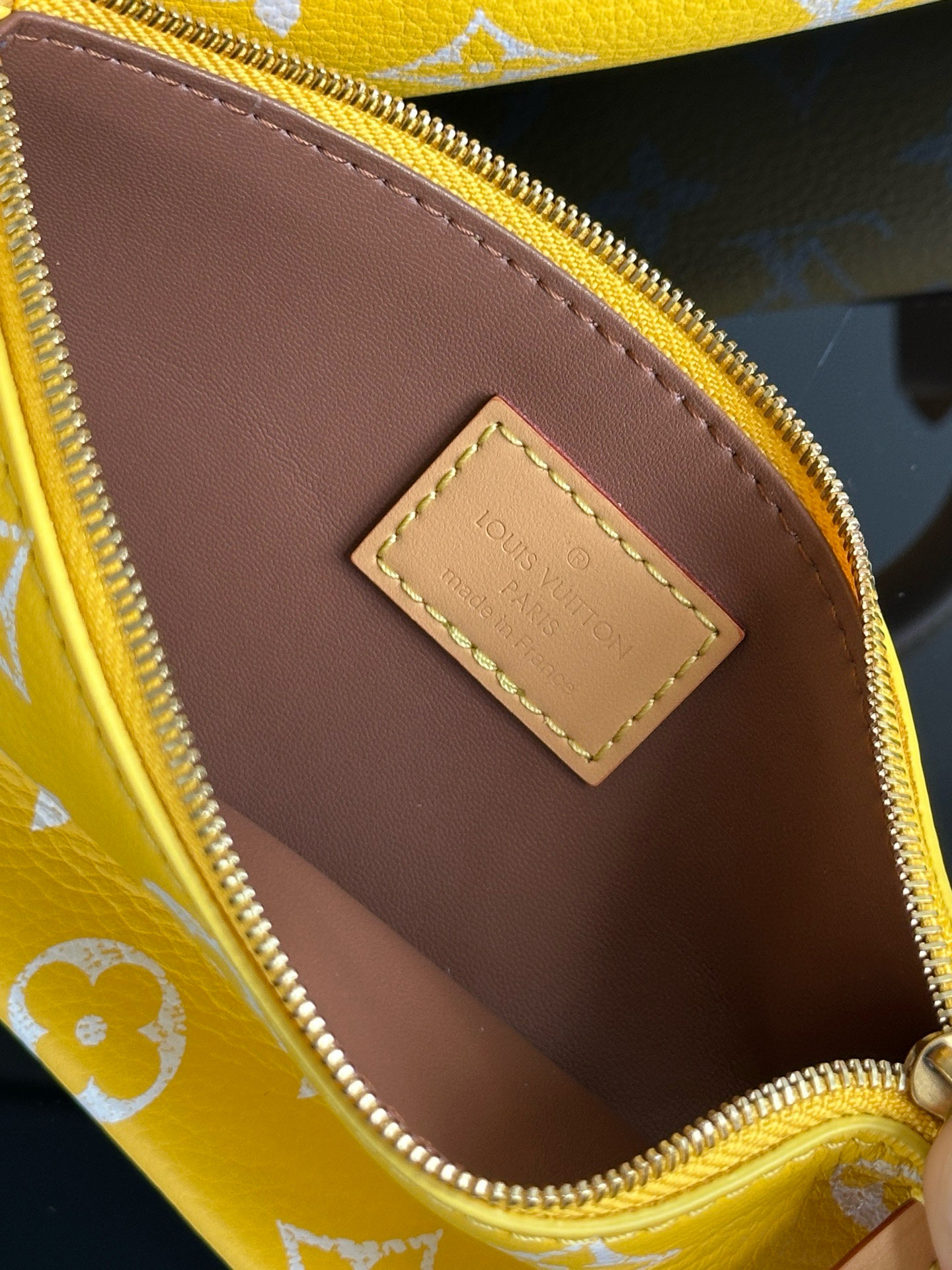 Louis Vuitton Speedy Bandoulière 30 Yellow Monogram Leather Satchel 15 i1756449311178 9382 0 14