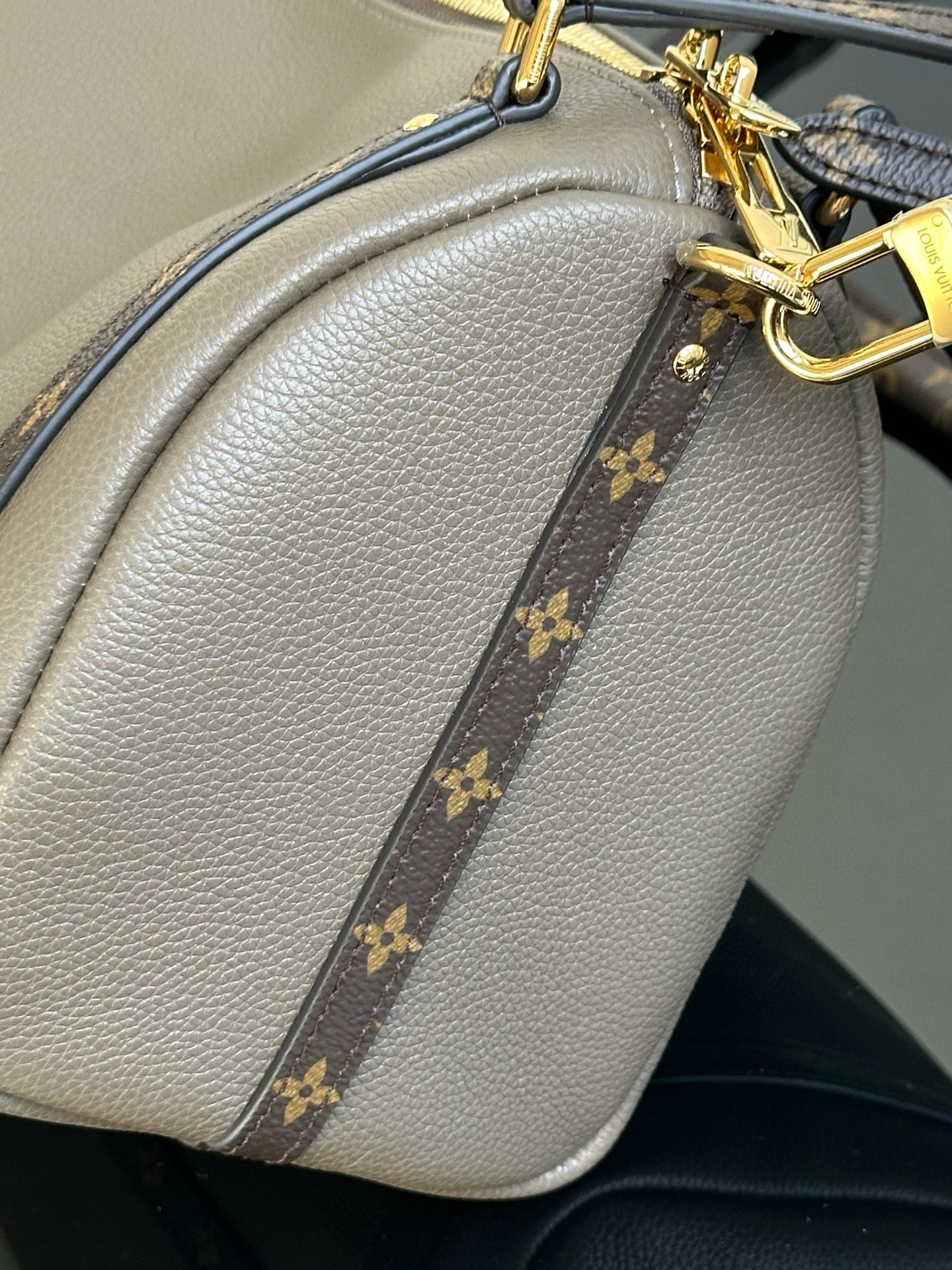 Louis Vuitton Express Small Handbag, M26360, Grey Leather with Monogram Trim 10 i1756554640275 6292 0 10