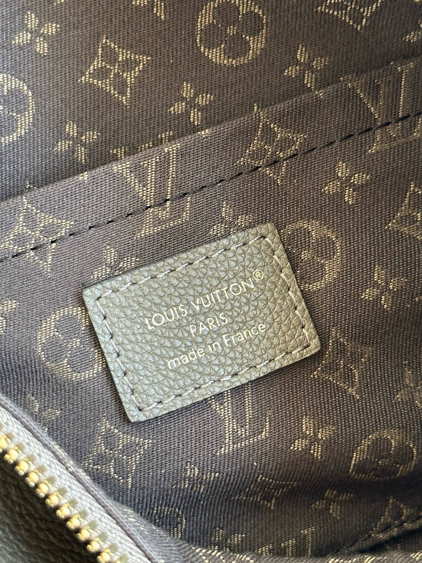 Louis Vuitton Express Small Handbag, M26360, Grey Leather with Monogram Trim 15 i1756554640294 189 0 13