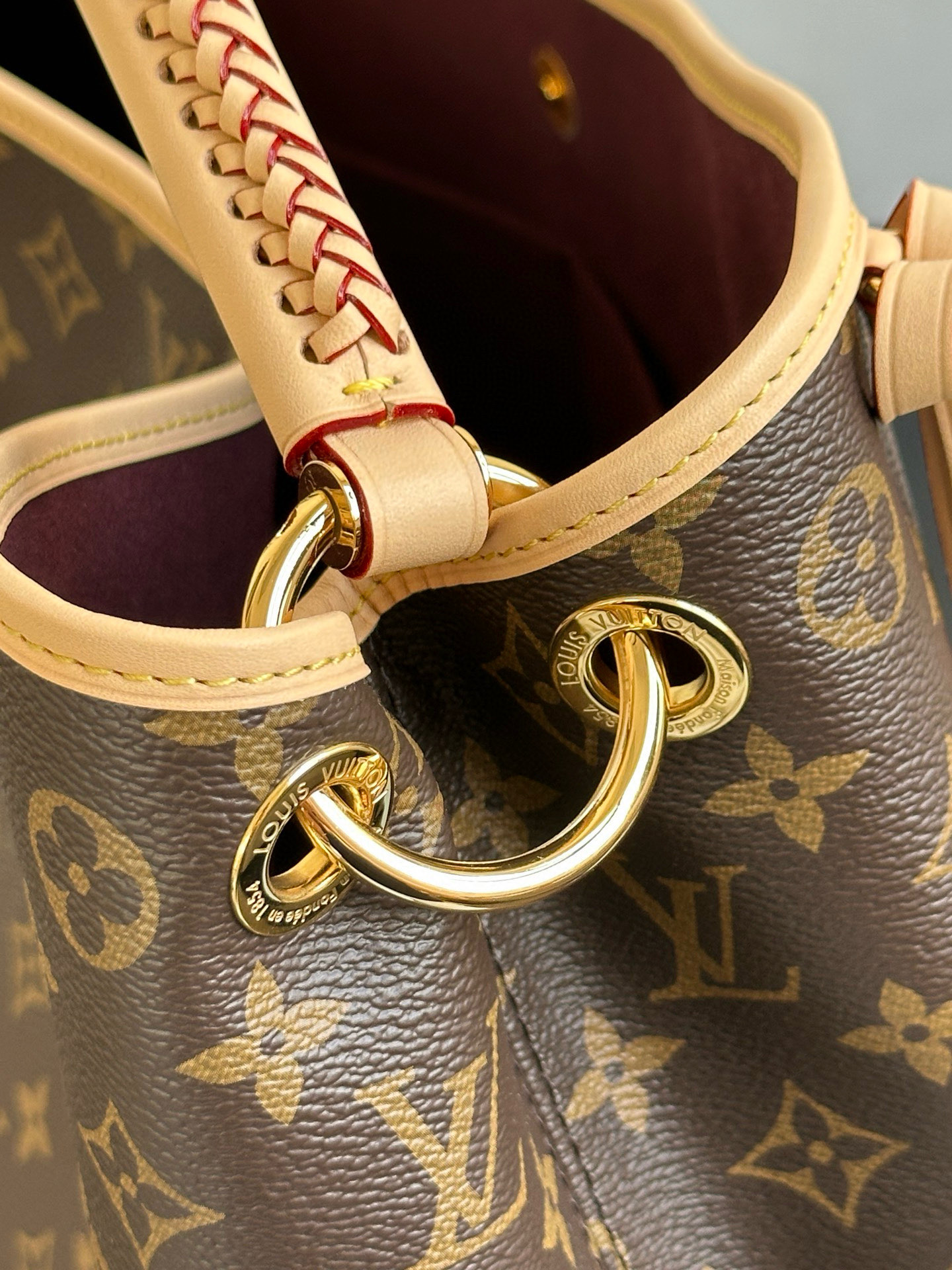 Louis Vuitton Sac Again Hobo Bag in Monogram Canvas with Braided Handle 11 i1756733550752 9373 0 12