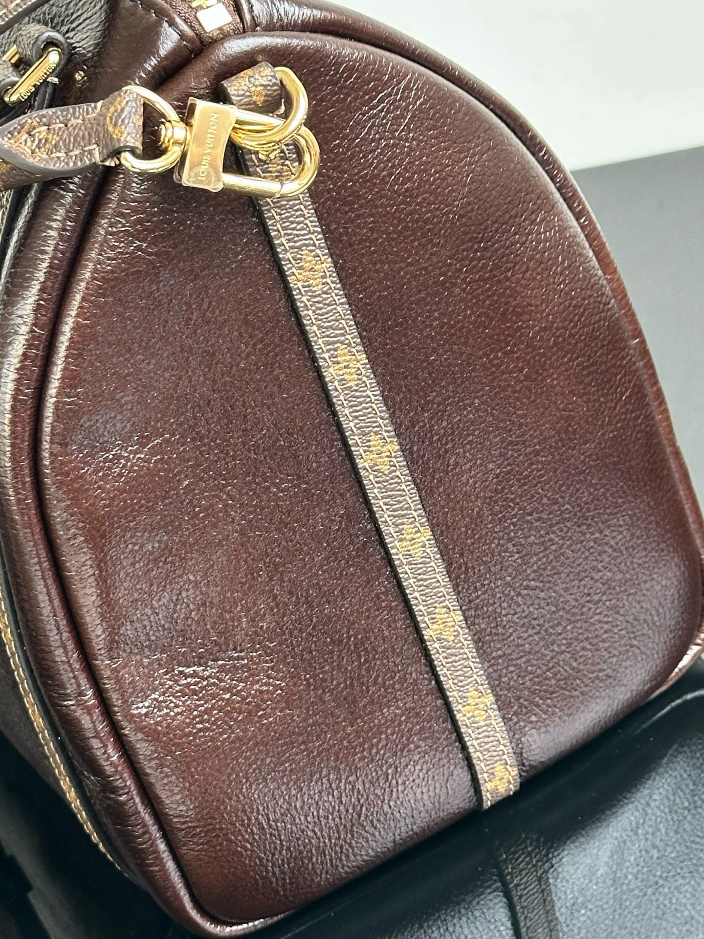 Louis Vuitton Express Medium Brown Leather Satchel Bag with Monogram Detail 10 i1757592993608 1899 0 13