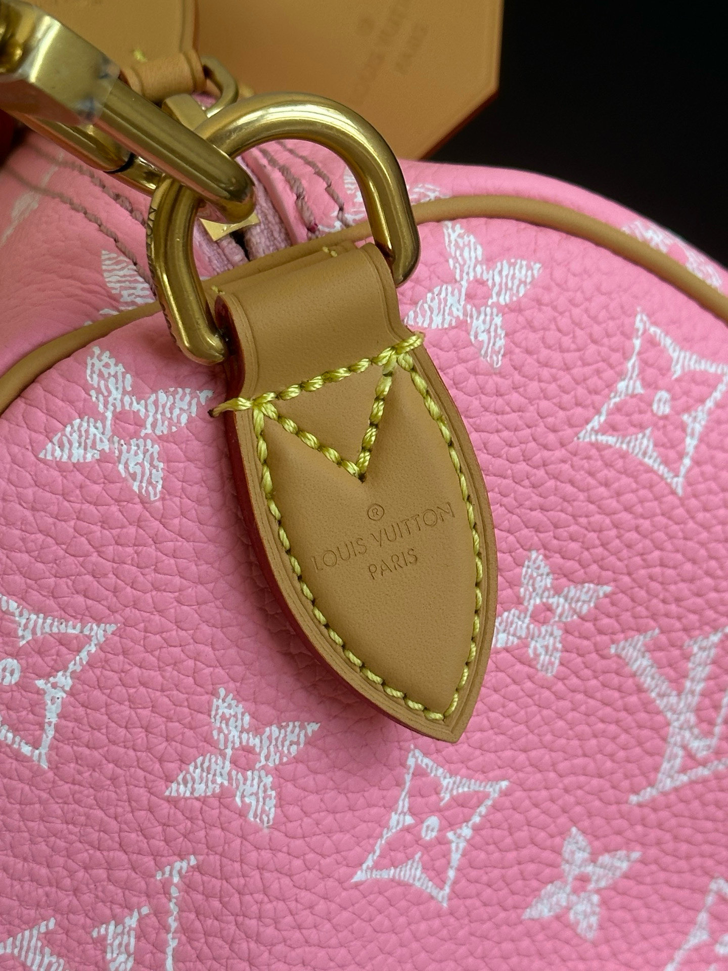 Louis Vuitton Speedy P9 Bandoulière 30 Pink Monogram Leather Handbag 11 i1757763164869 3039 0 10