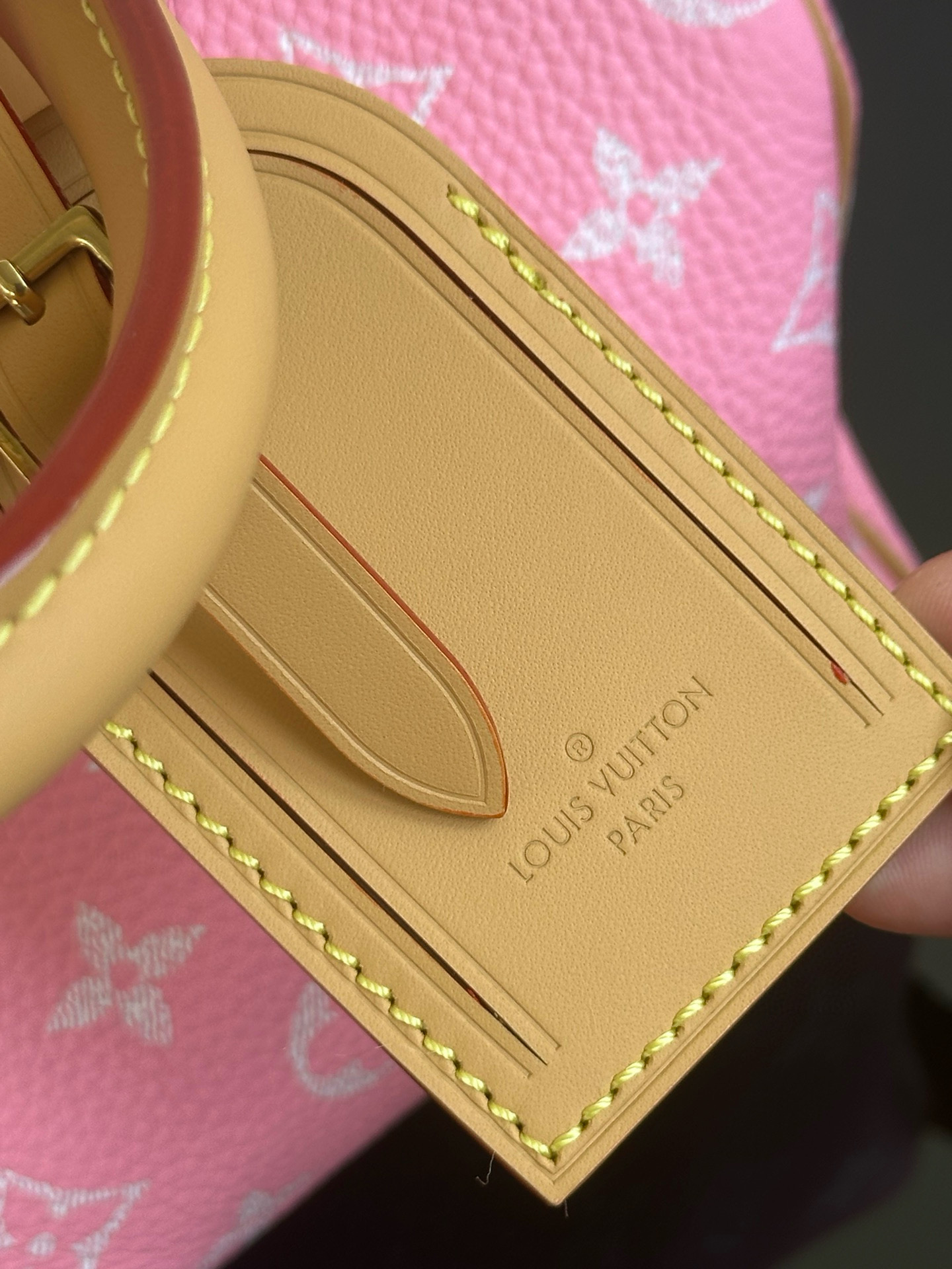 Louis Vuitton Speedy P9 Bandoulière 25 Pink Monogram Leather Satchel Bag 11 i1757763343179 7980 0 9