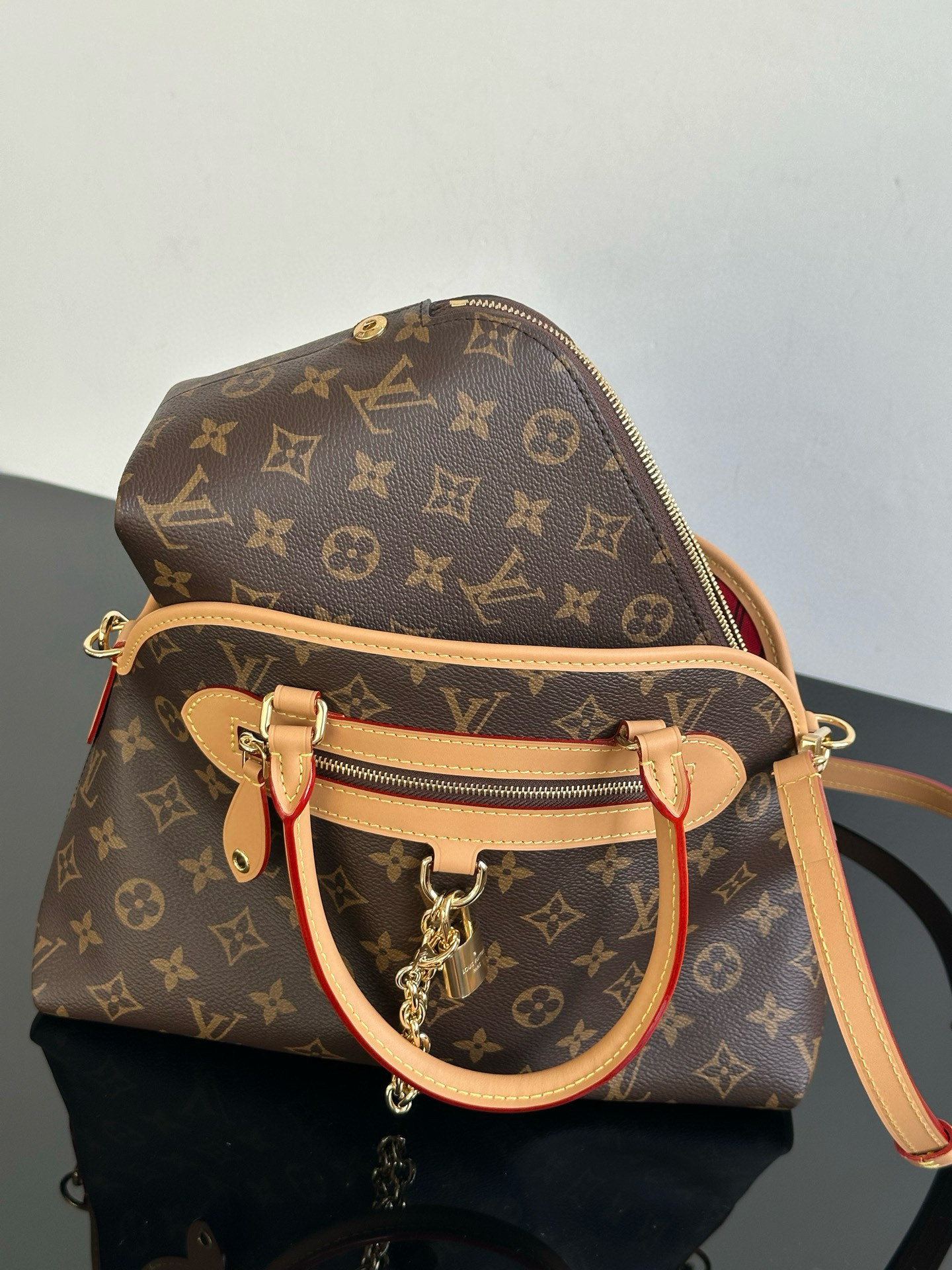 Louis Vuitton Ever More PM Handbag in Monogram Canvas with Detachable Pouch 4 i1758977051563 8316 0 14
