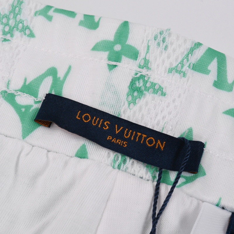 180 Louis Vuitton/路易威登满花印花防晒束腰短裤