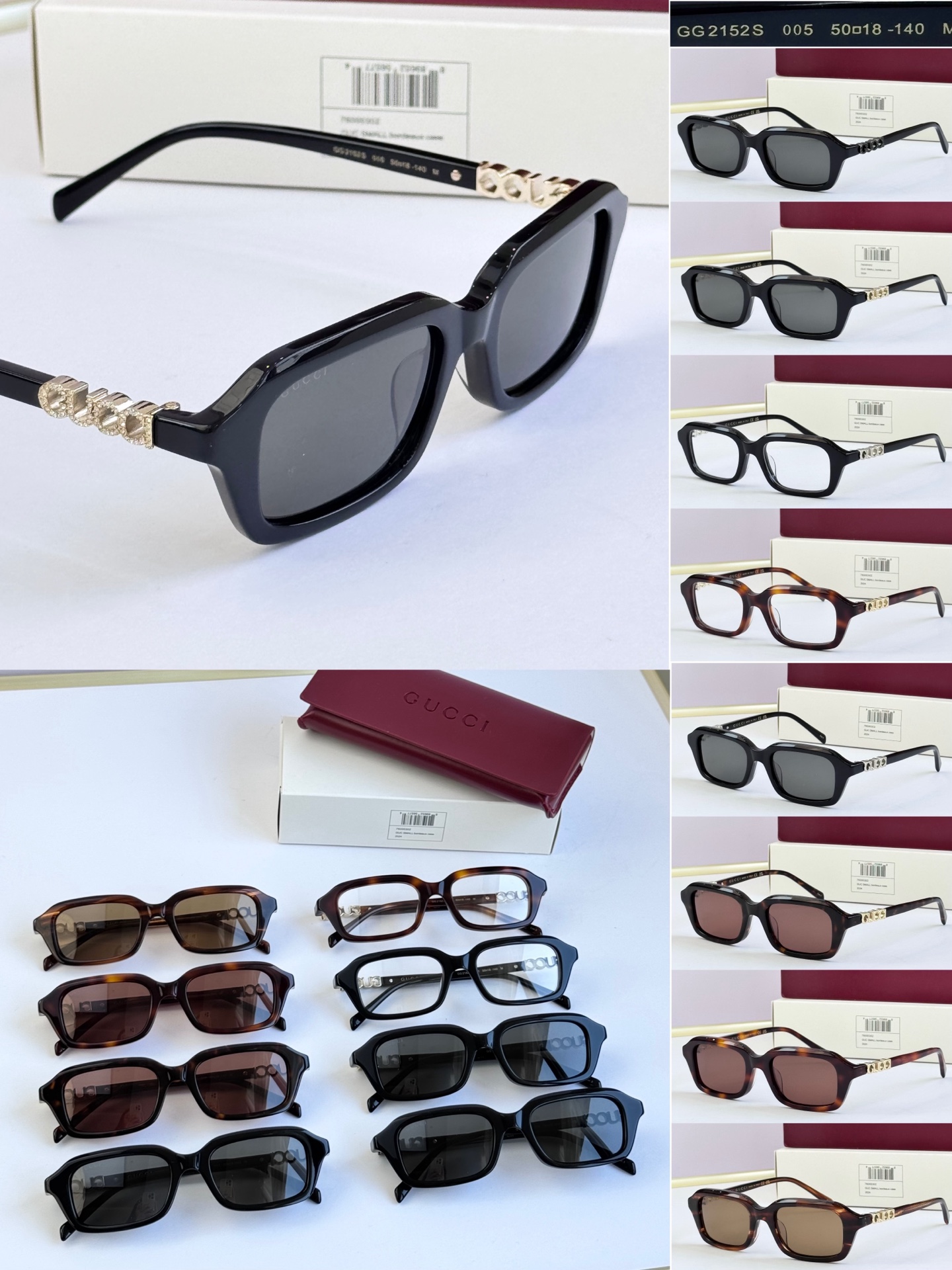 GUCC* MODELO: GG2152S TALLA: 50口21-140